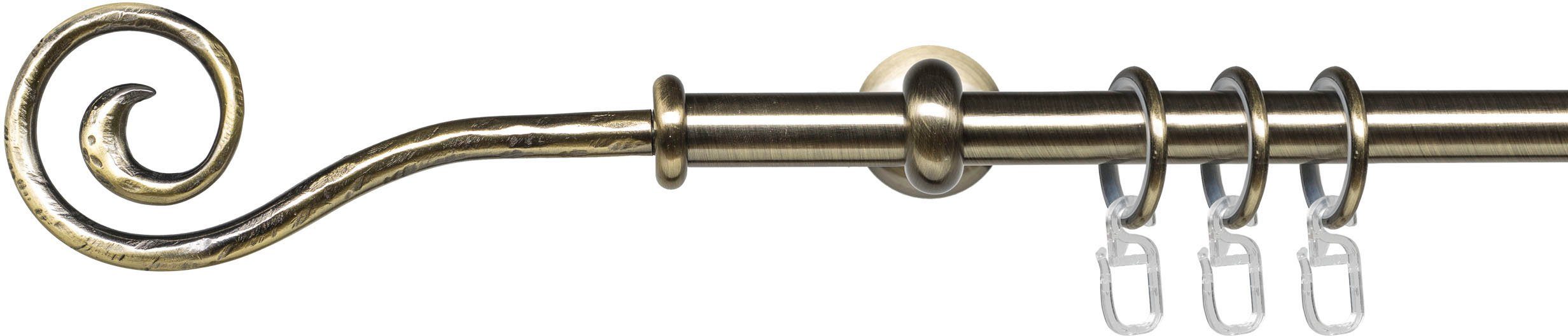 Liedeco Eindstuk voor gordijnroede Eindstuk, eindknop spiraal "Esperanca" voor 16 mm stangen (2 stuks)