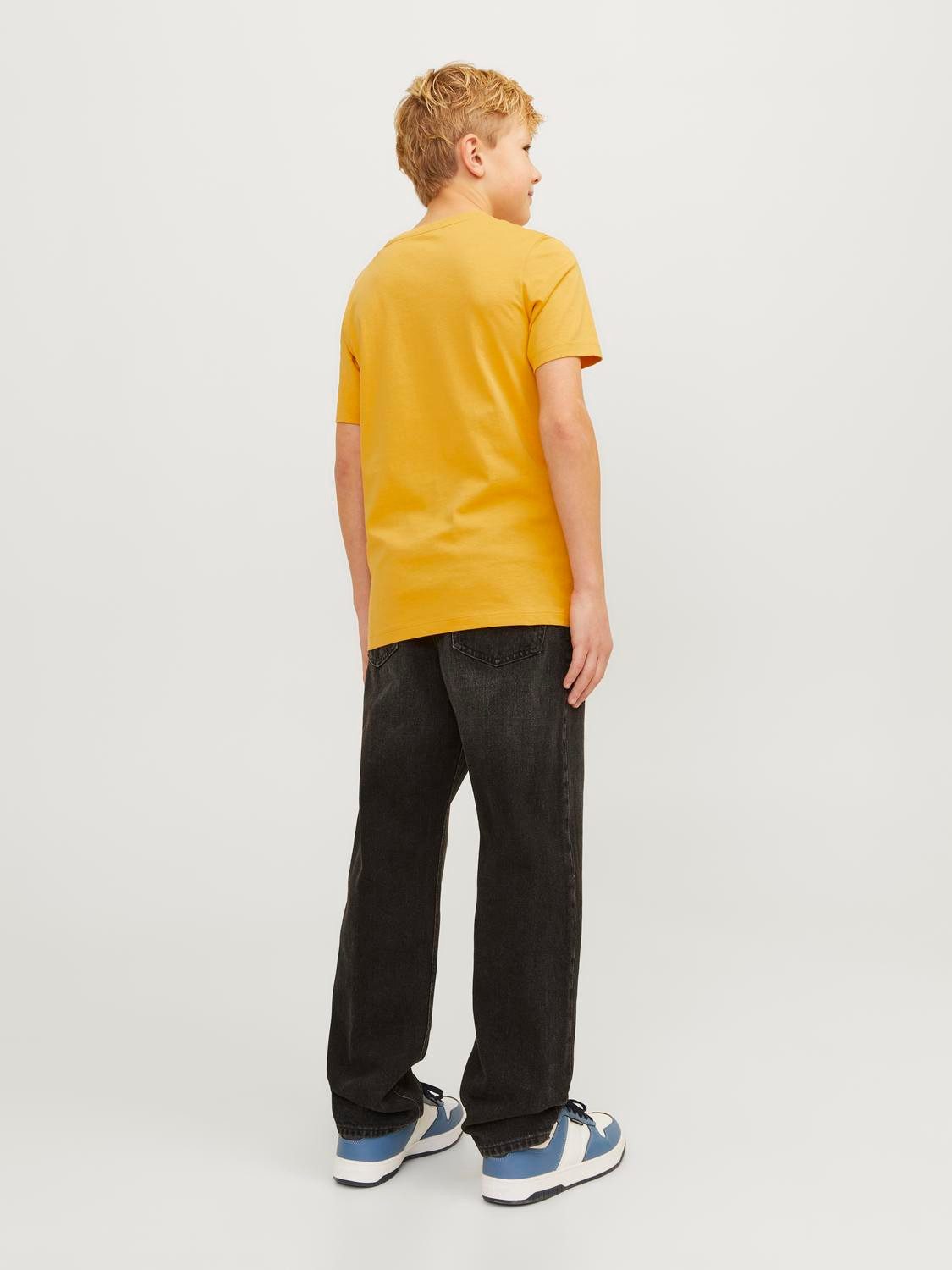 Jack & Jones Junior Shirt met ronde hals JJELOGO TEE SS O-NECK 2 COL S NOOS JNR