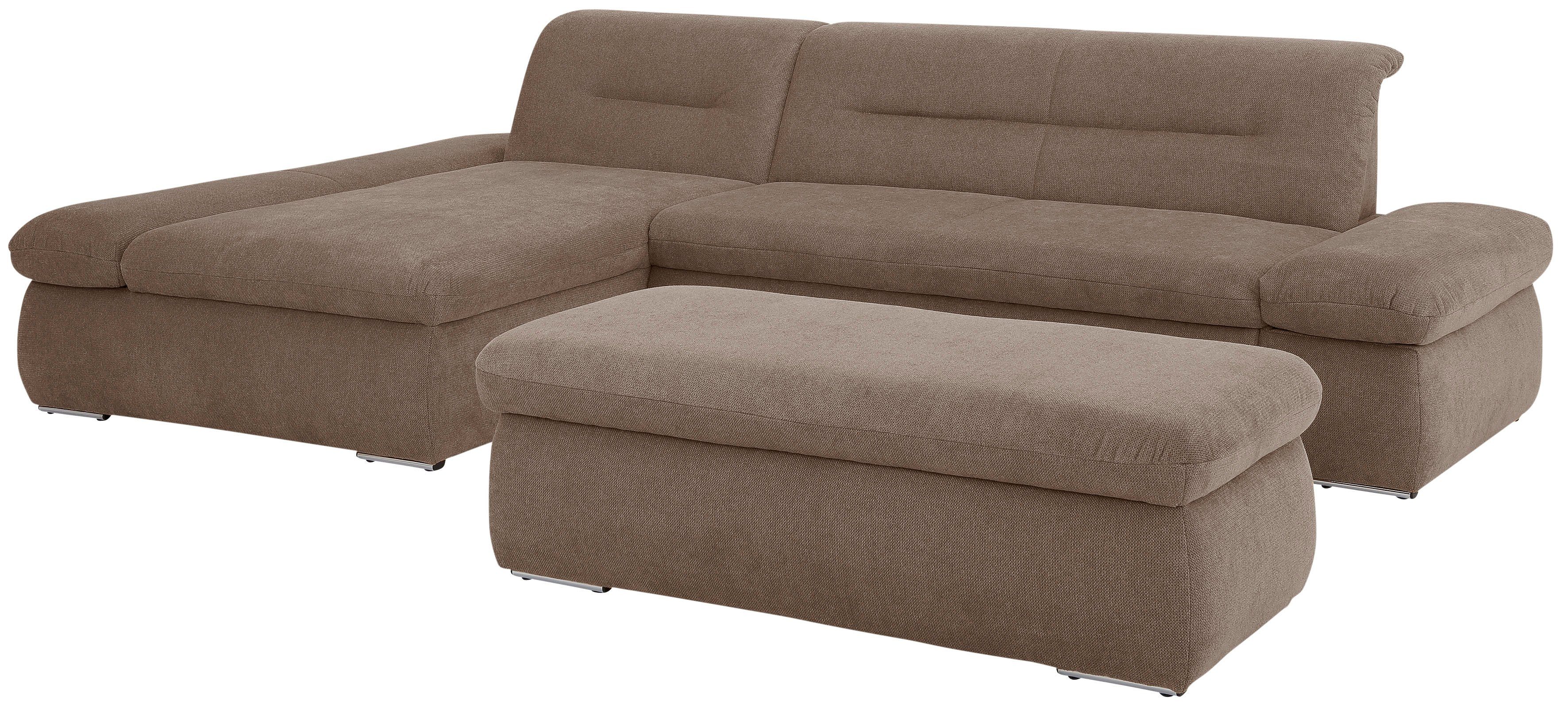 INOSIGN Hoekbank Avesa L-vorm Naar keuze met armleuningverstelling en slaapfunctie, bxdxh: 300x172x80cm