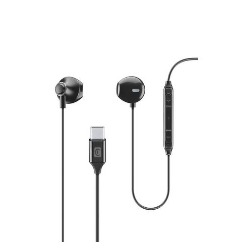 Cellularline In-ear-oordopjes USB-C Kopfhörer mit Mikrofon