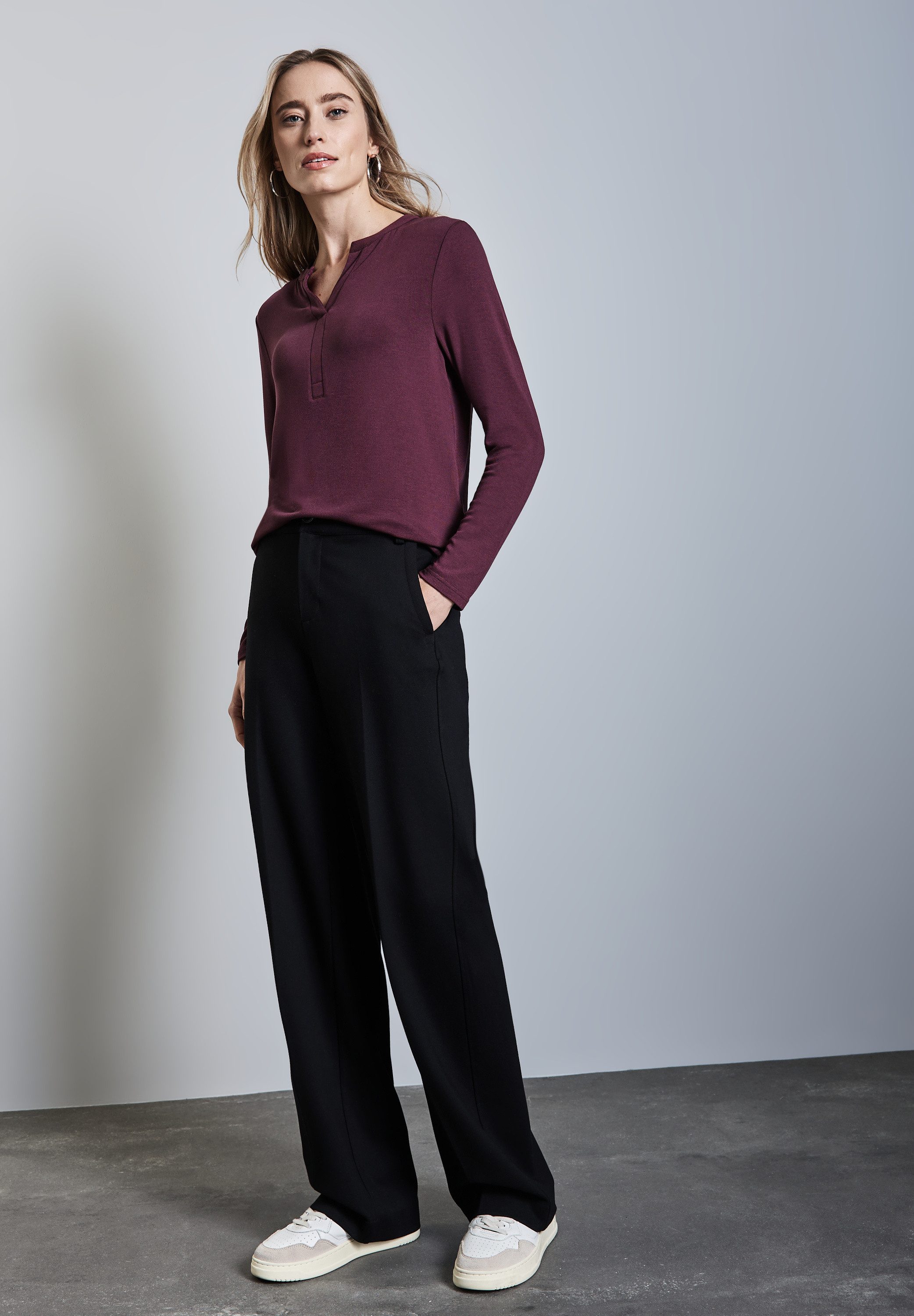 STREET ONE Shirt met lange mouwen