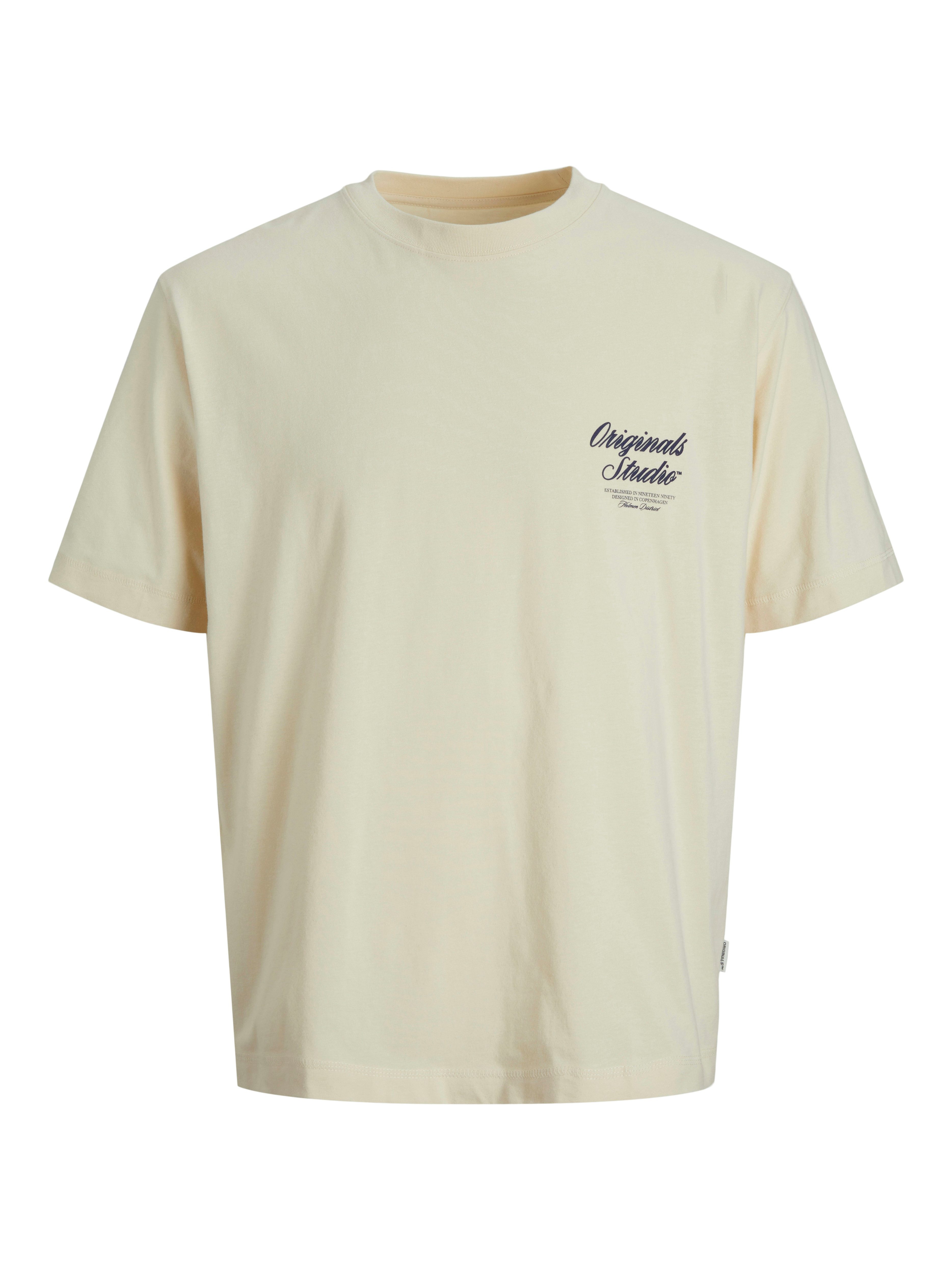 Jack & Jones Shirt met korte mouwen JORNORREBRO TYPO TEE SS CREW NECK NOOS