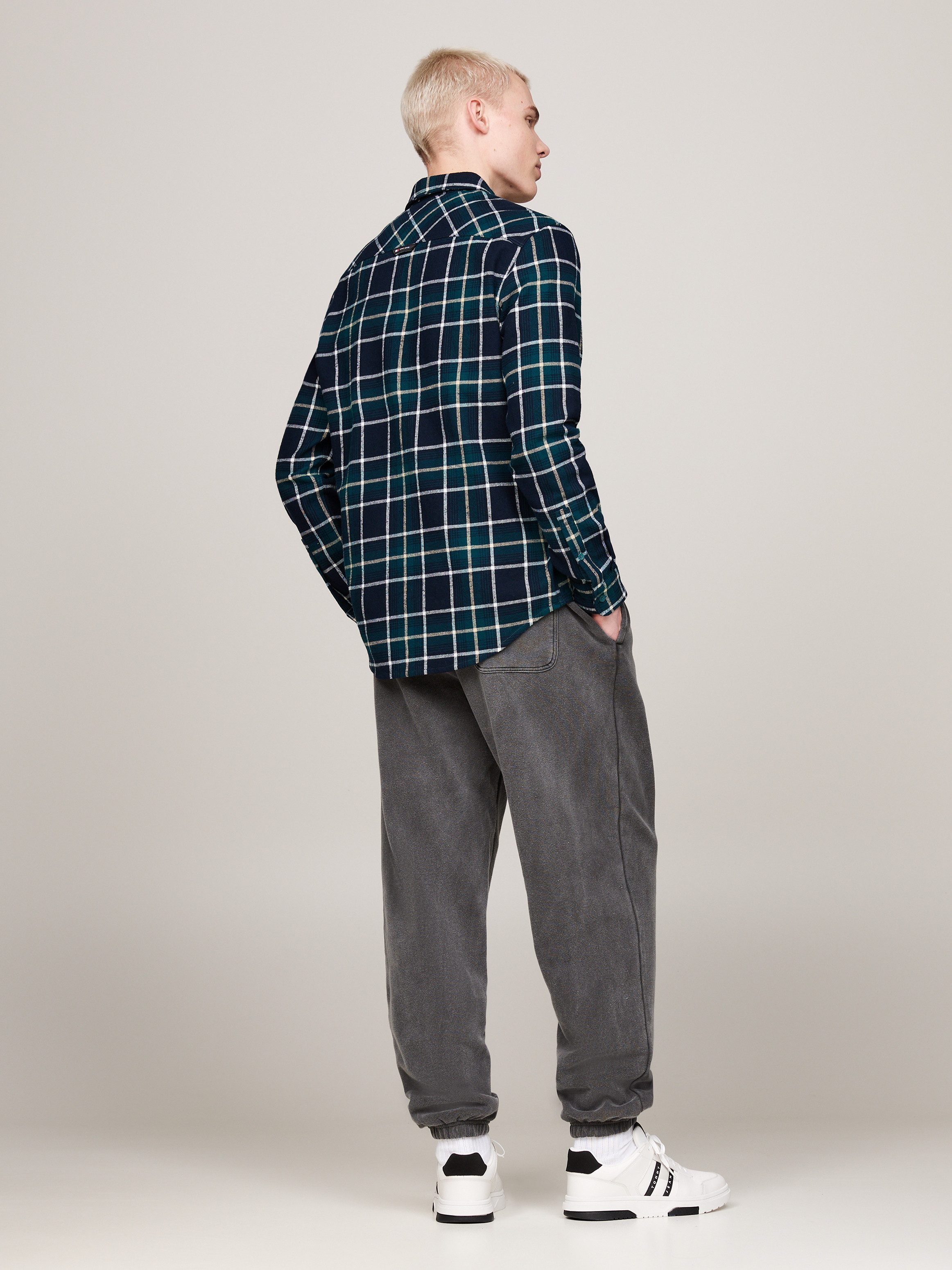 TOMMY JEANS Overhemd met lange mouwen TJM REG CHECK FLANNEL SHIRT EXT