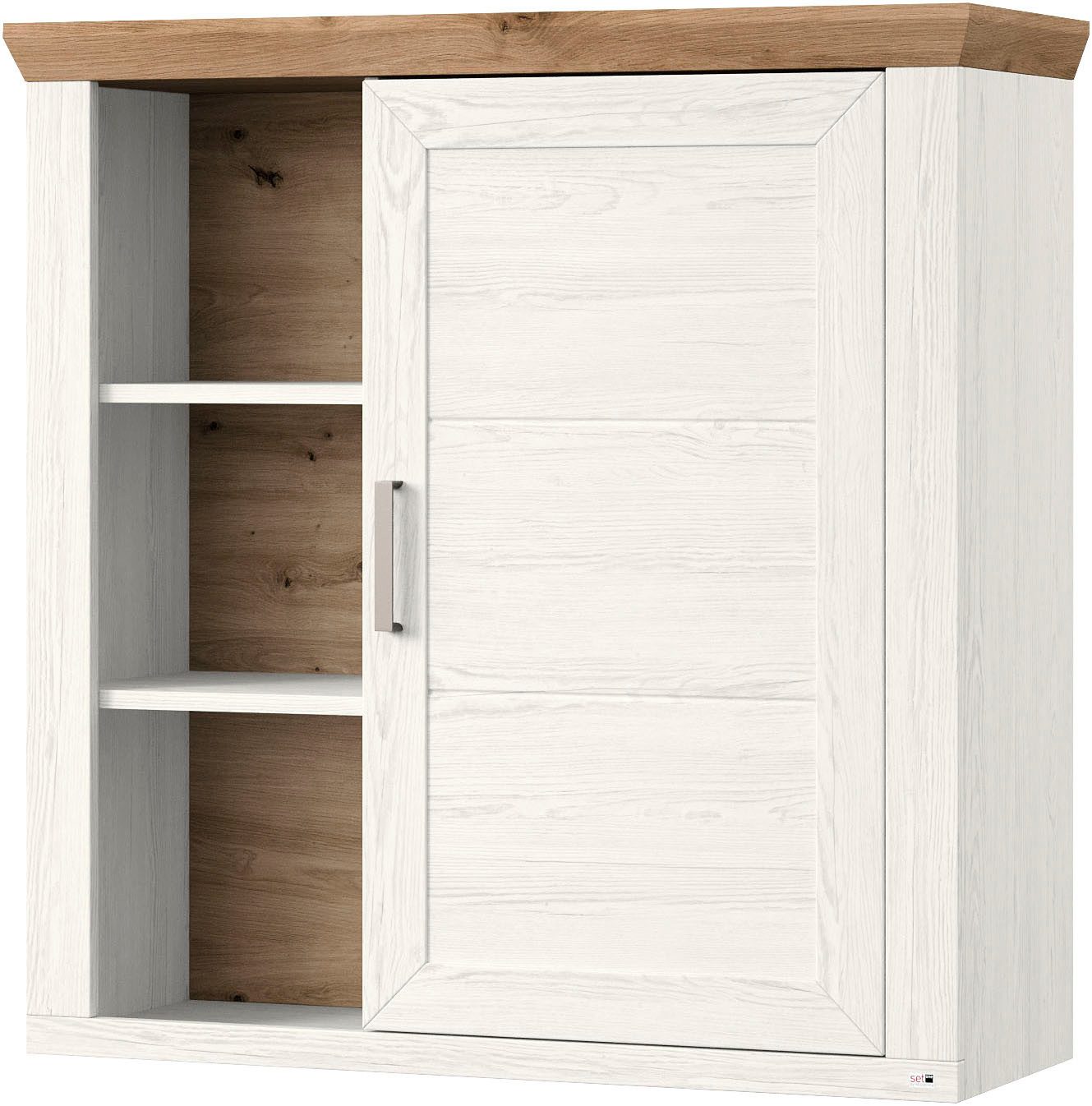 set one by Musterring Hangkast York Type 23, met deur en open vakken, verlichting optioneel, B 105 cm