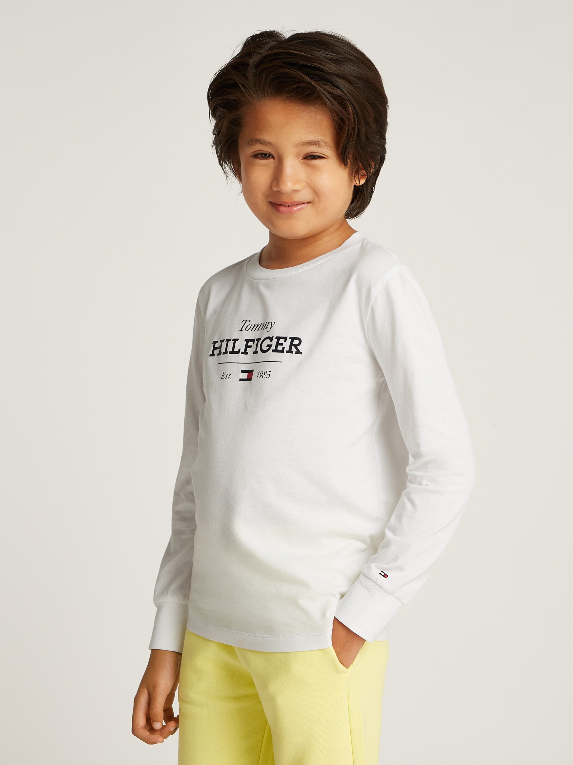 Tommy Hilfiger Shirt met lange mouwen MONOTYPE 1985 REG TEE LS