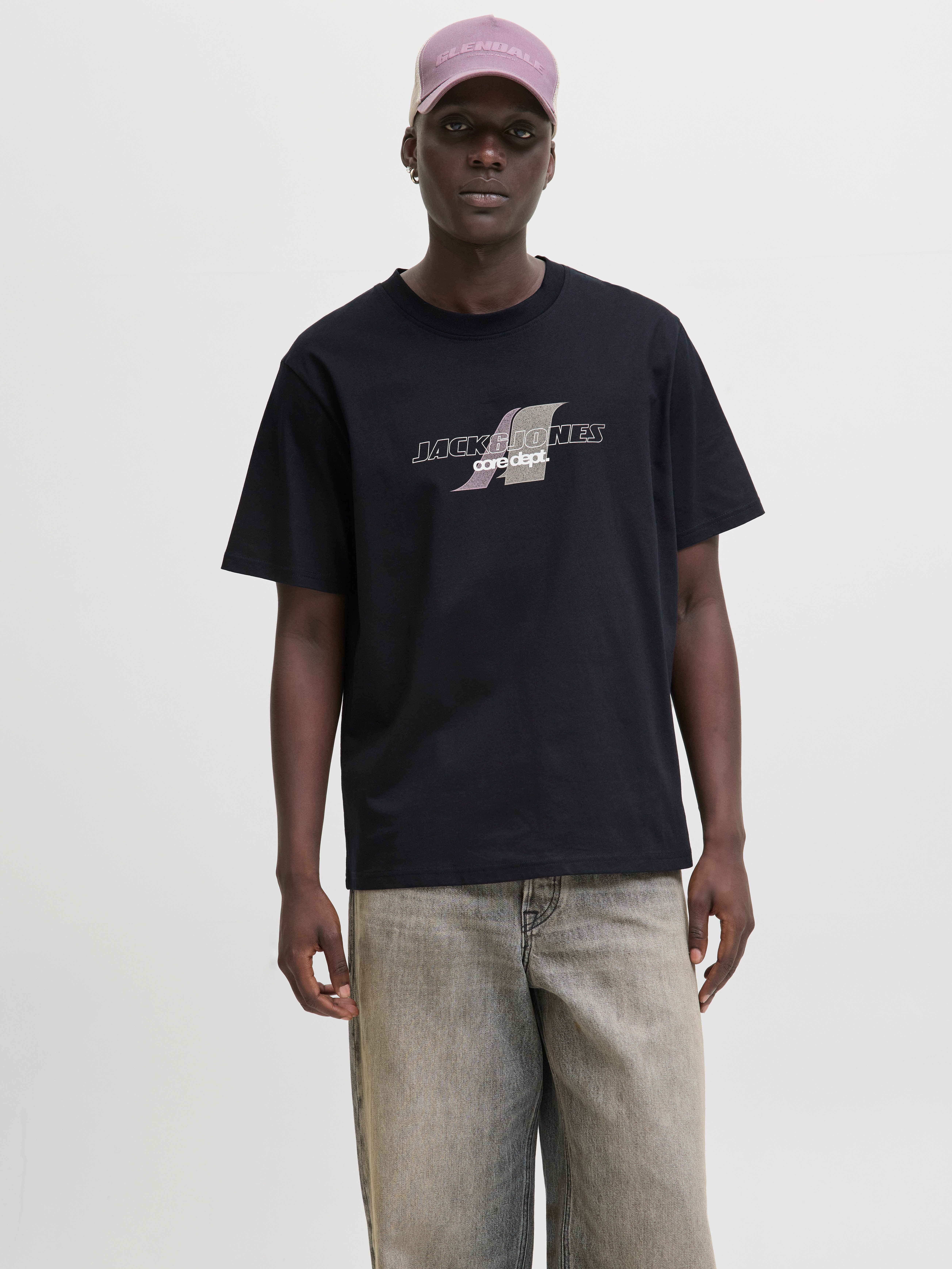Jack & Jones T-shirt JCOTIER FRONT PRINT TEE SS CREW NECK