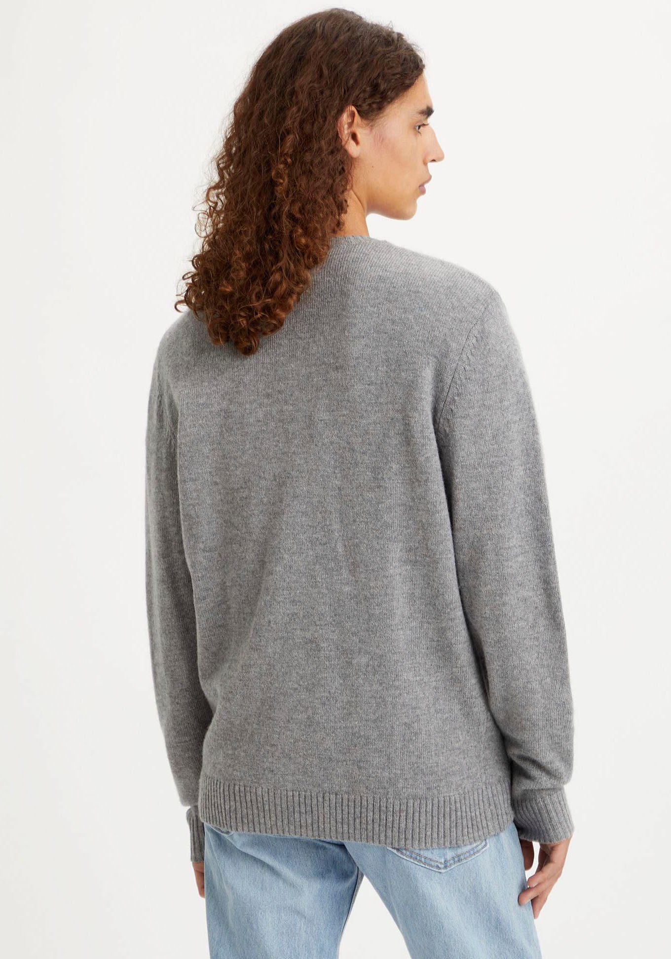 Levi's® Wollen trui ORIGINAL HM SWEATER in klassieke ronde halsvorm