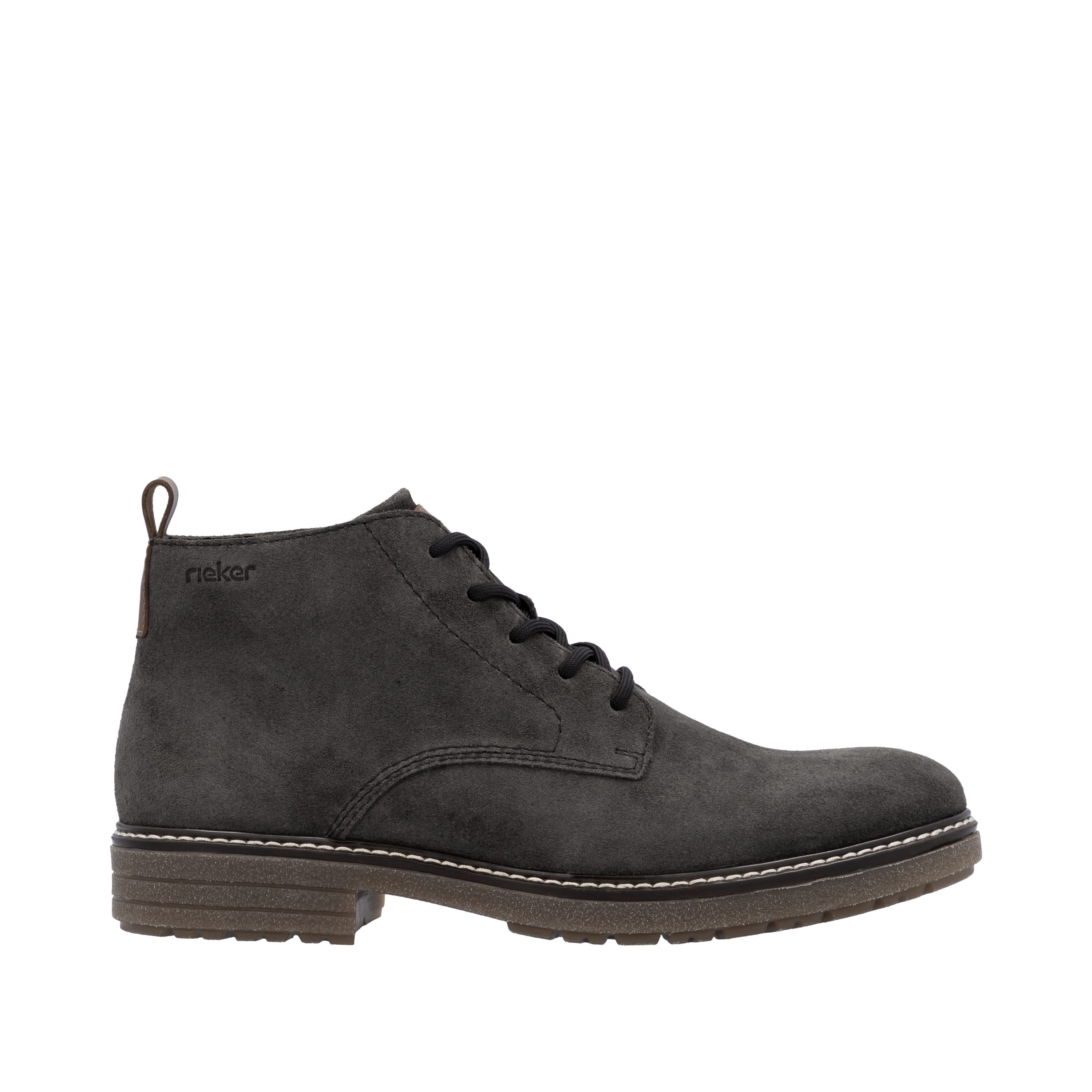 Rieker Veterlaarsjes Veterboots, workerboots, profielzool, met aantreklus