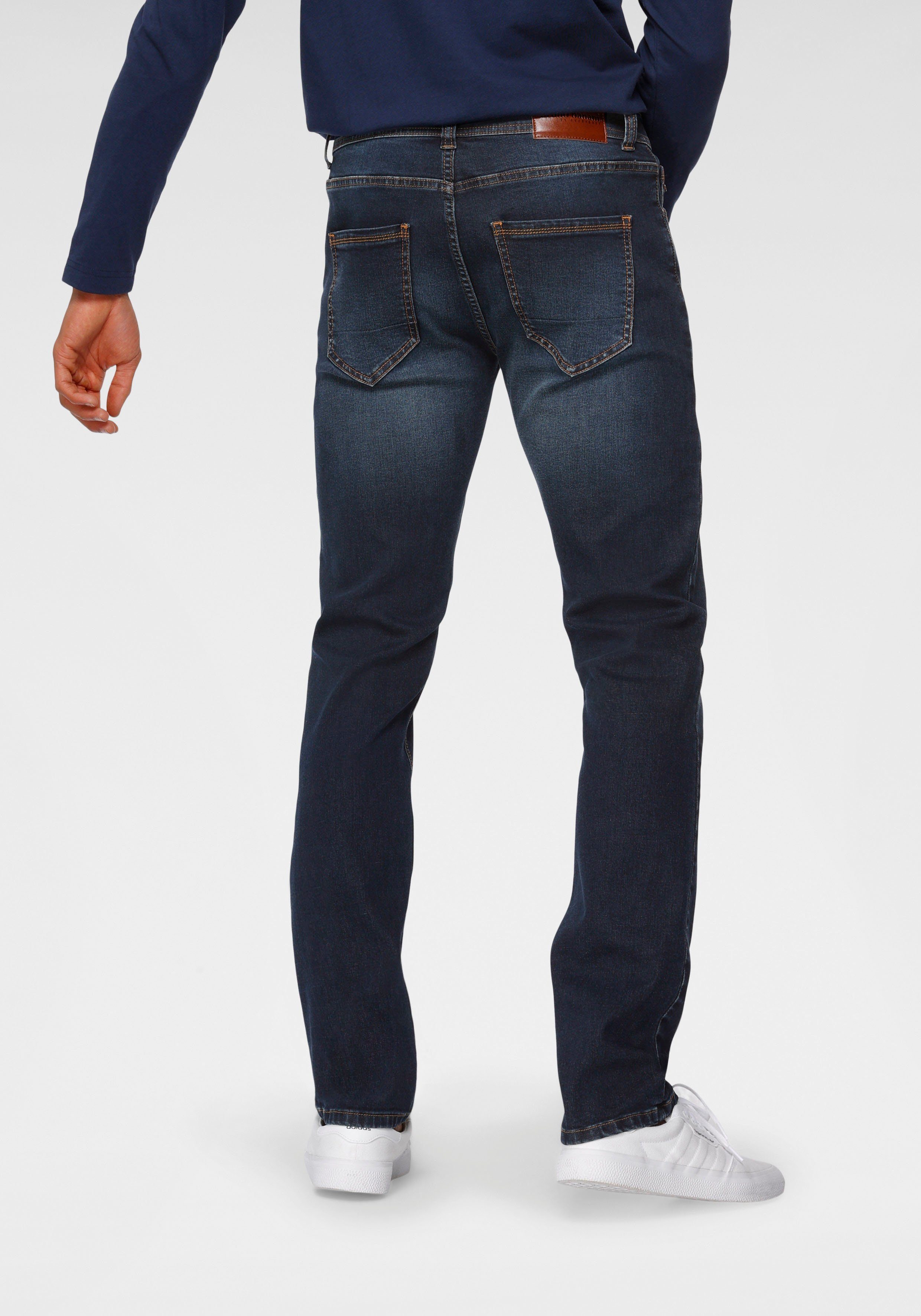 Bruno Banani Slim fit jeans Grady smalle pasvorm, lage taillehoogte, met steekzakken