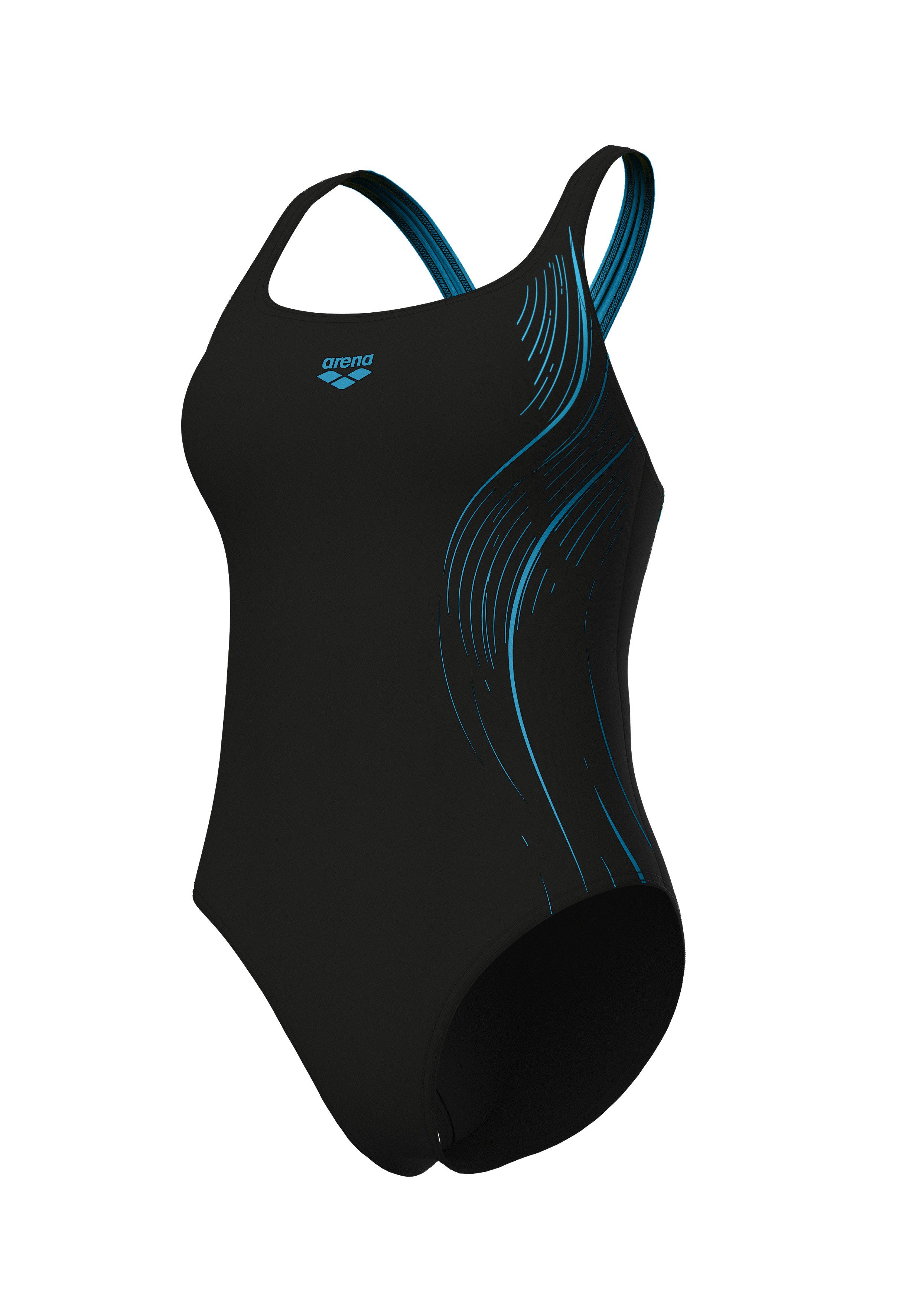 Arena Badpak Arena Feel dames Scratch Control Pro Back bustier badpak dames badpakken maat 36 blauw