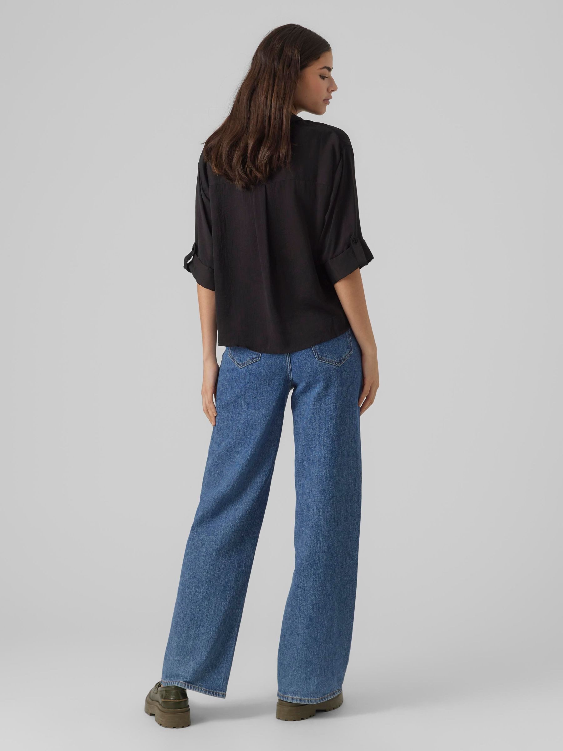 Vero Moda Blouse met korte mouwen VMFABIANA 3/4 SHIRT VMA NOOS