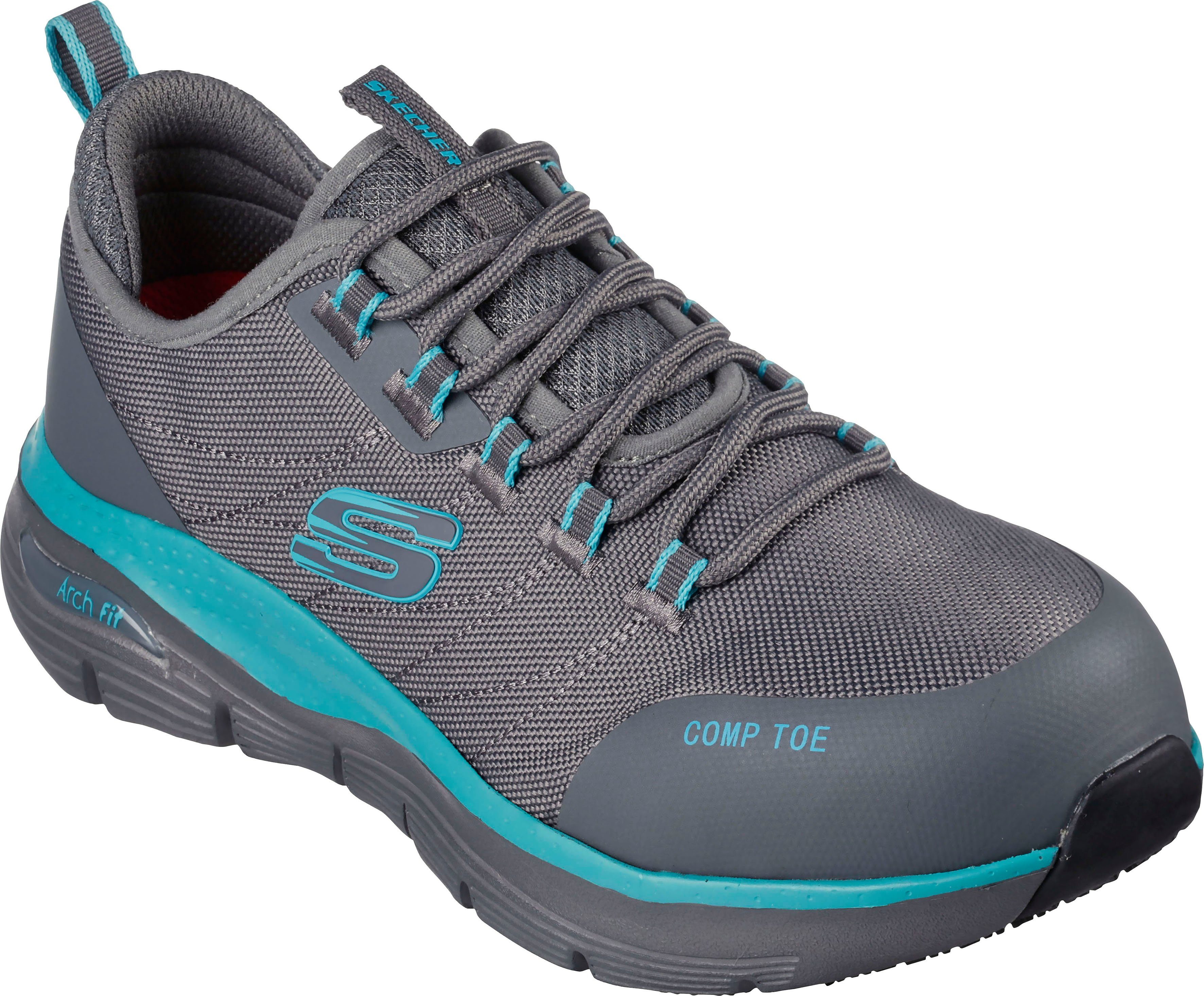 Skechers Veiligheidsschoenen ARCH FIT SR-EBINAL S3 ESD licht en sportief doorsteekveilig