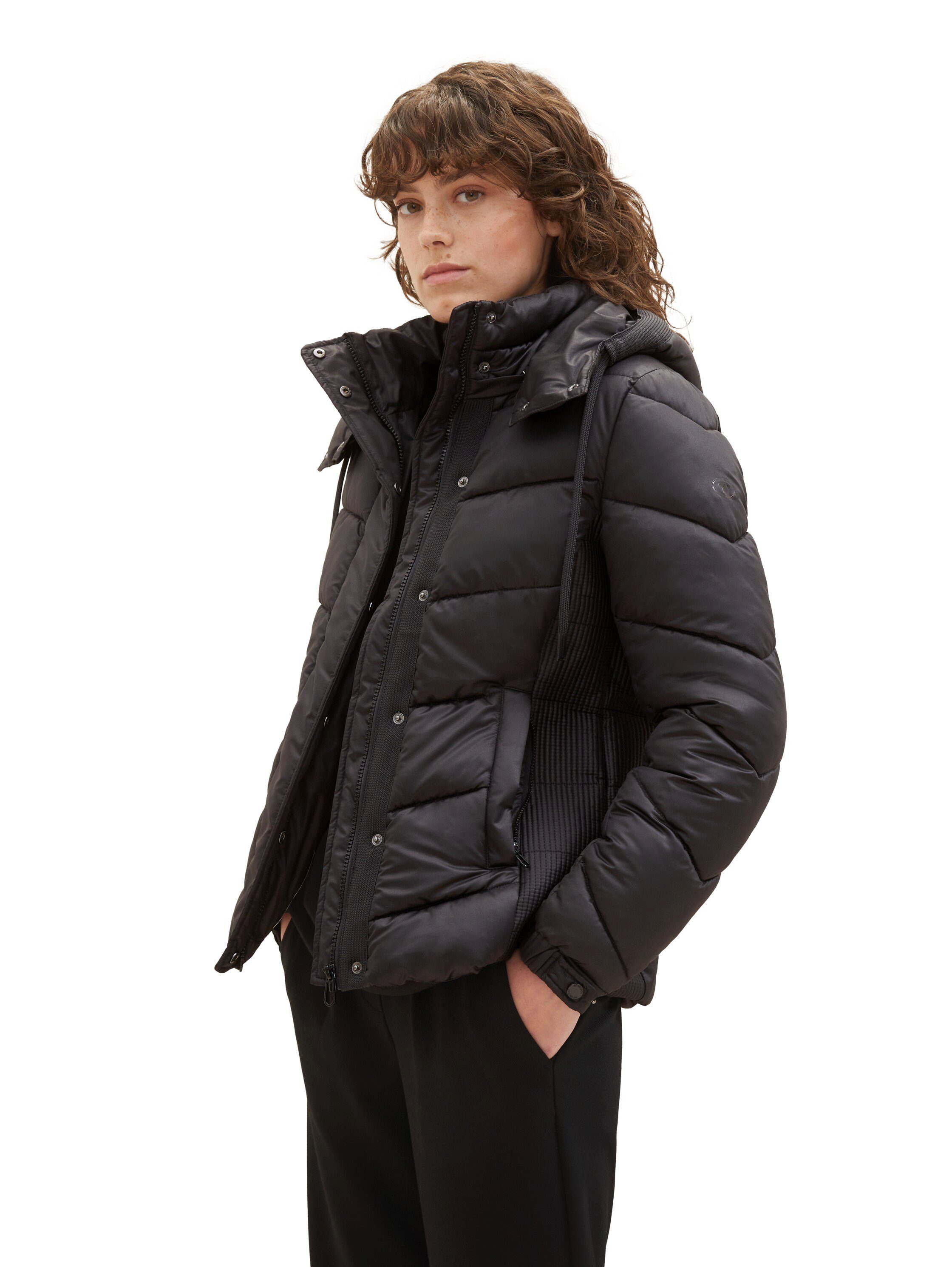 Tom Tailor Gewatteerde jas met gerecycled polyester