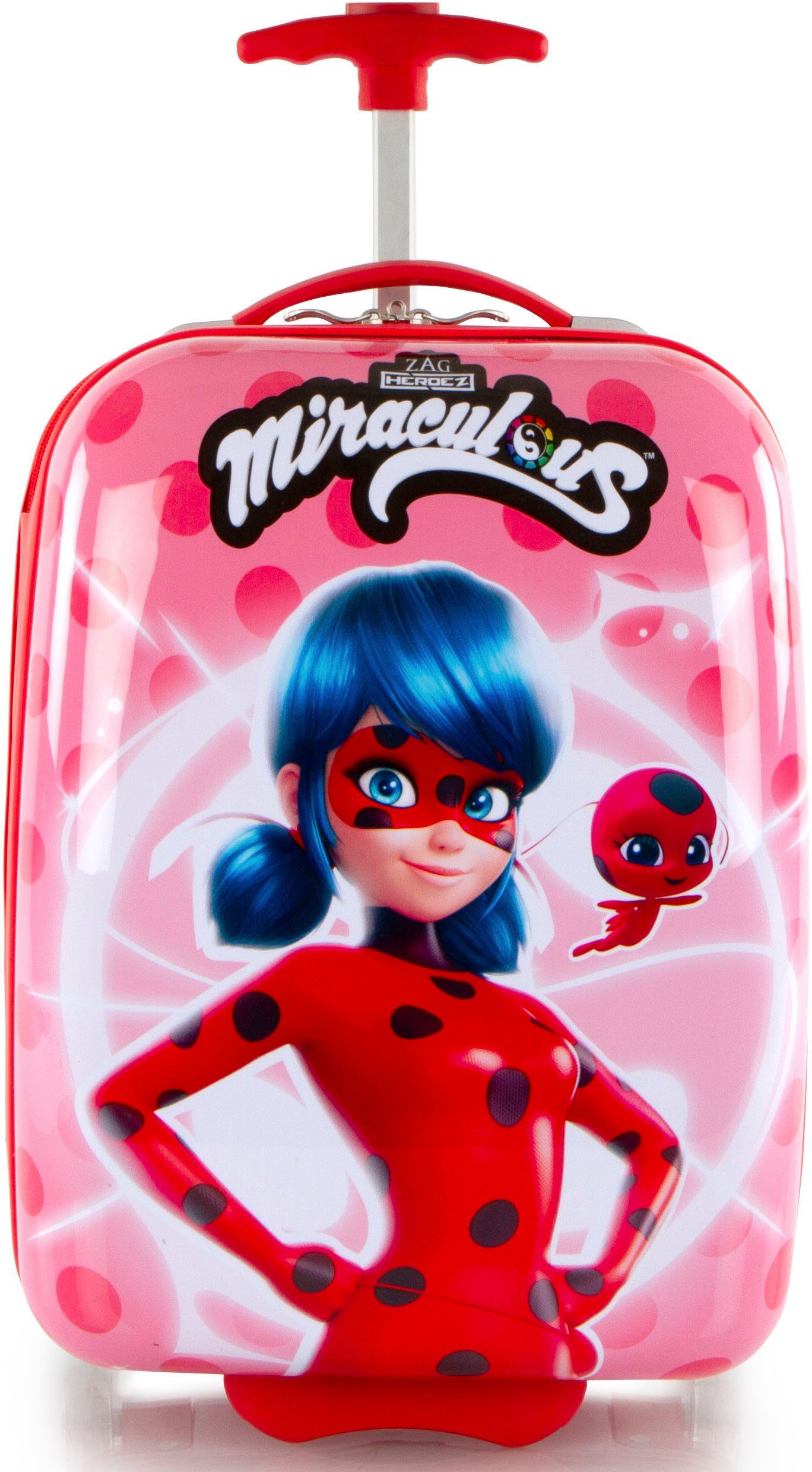 Heys Kinderkoffer Miraculous Lady Bug rosa 46 cm x Joachim Llambi kindertrolley handbagage-koffer