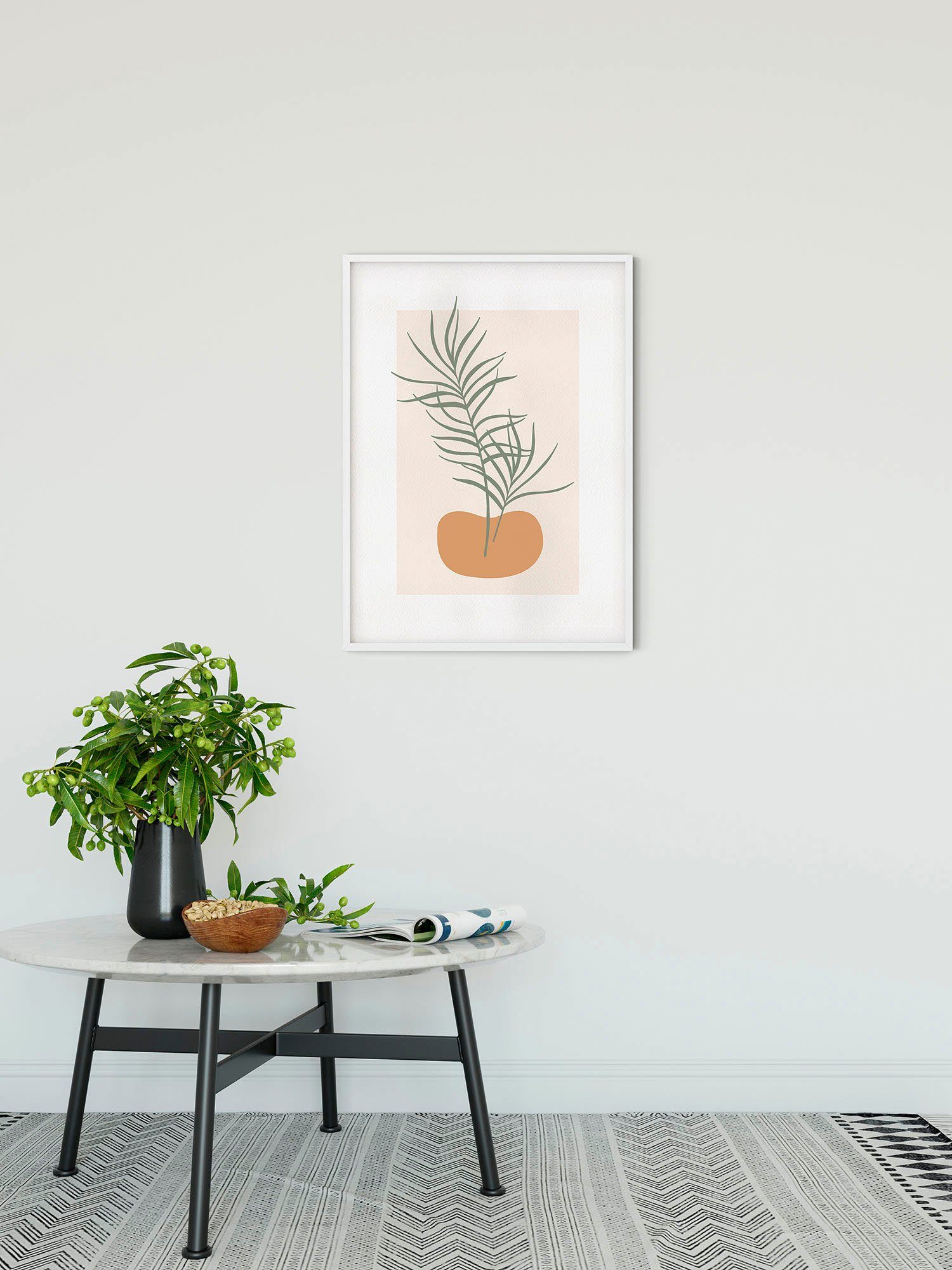Komar Wanddecoratie Tangerine Feeling Wanddecoratie - zonder lijst (1 stuk)