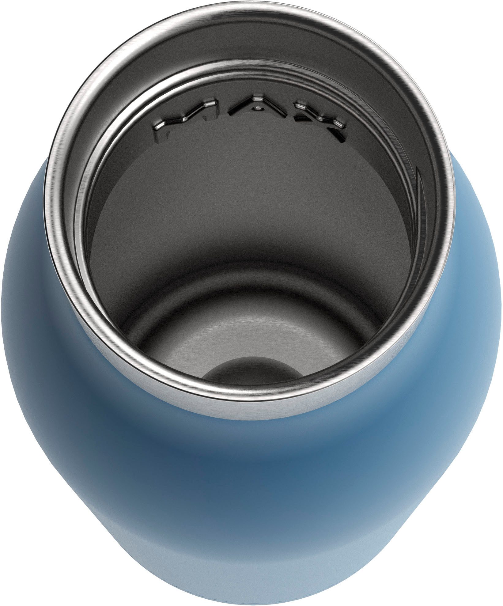 Emsa Thermosfles Drinkfles Bludrop Roestvrij staal, Quick-Press deksel, 360° drinkplezier, 12 uur warm/24 uur koel (1-delig)