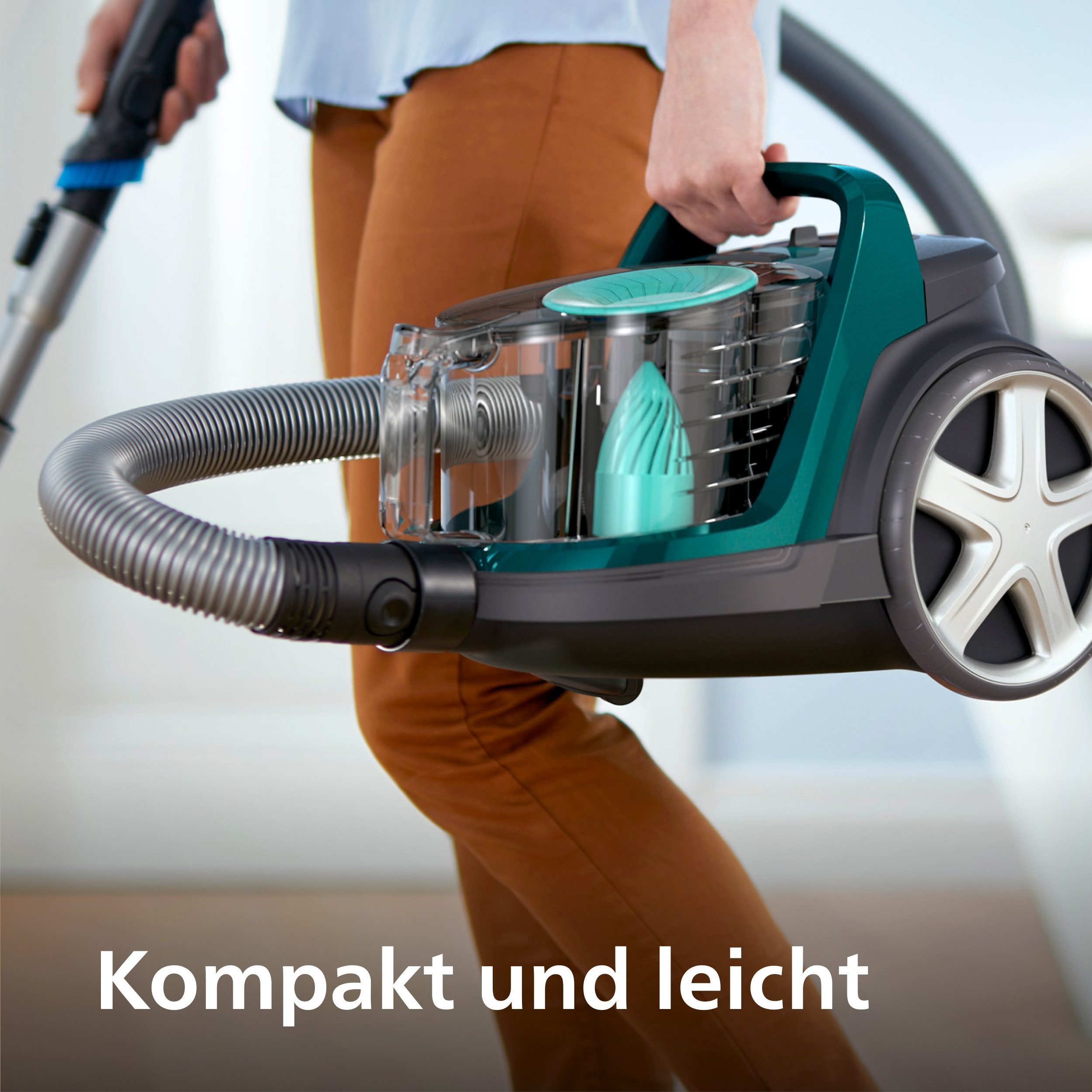 Philips Stofzuiger FC9555/09 met 1,5 l inhoud en tri-active+-zuigmond