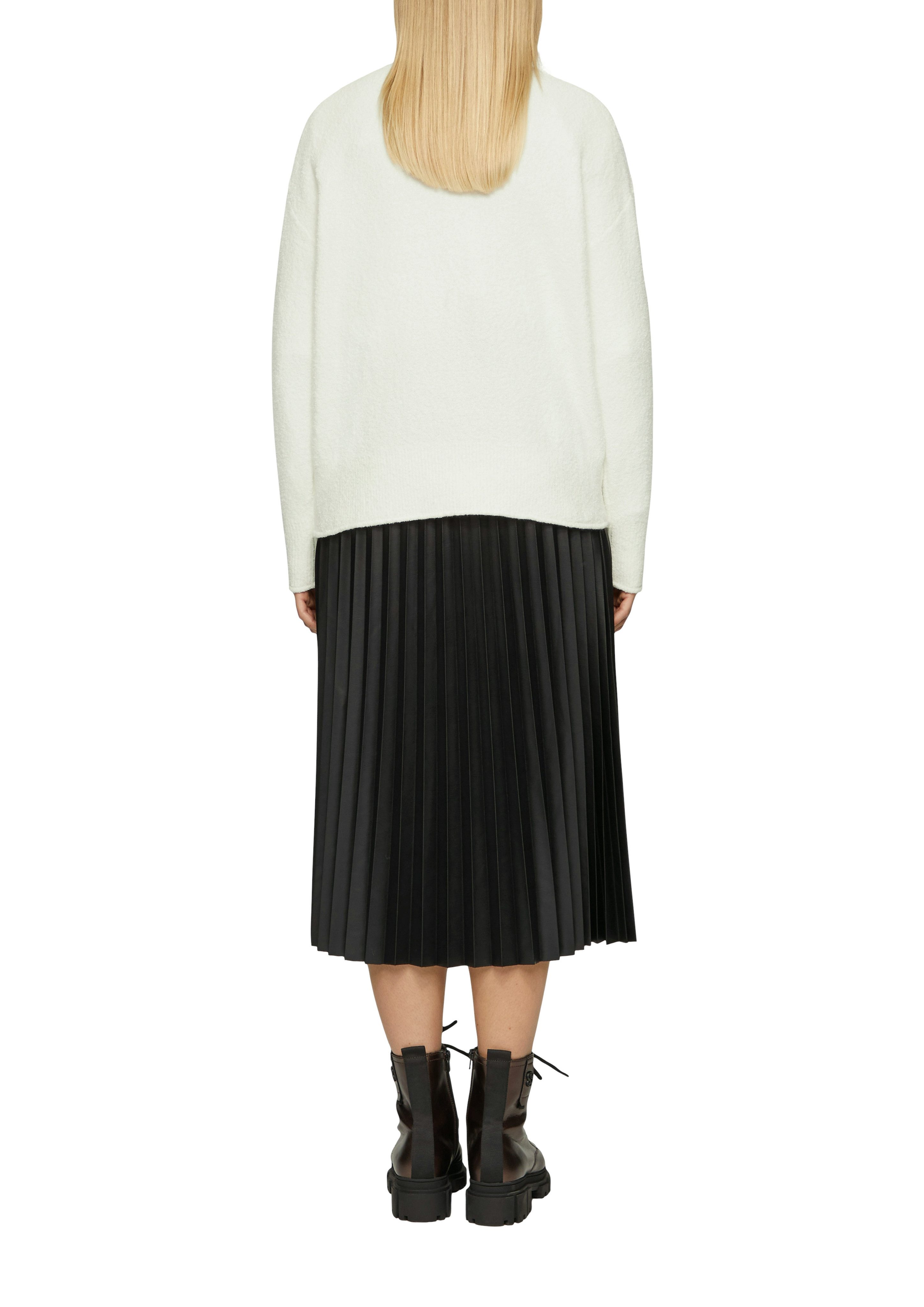 s.Oliver Vest met v-hals en knoopsluiting