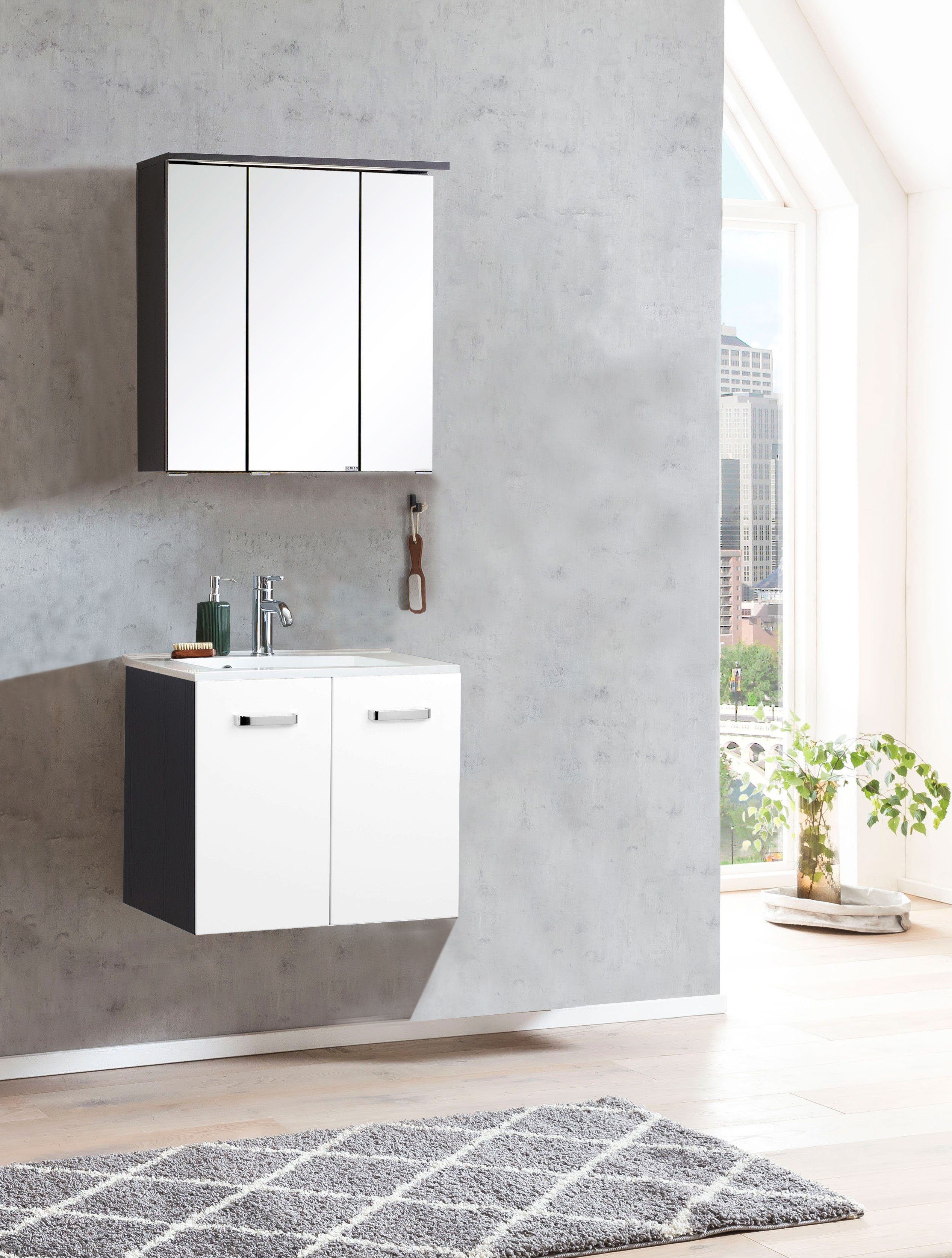welltime Badkamerserie Ravenna Breedte 60 cm (2-delig)
