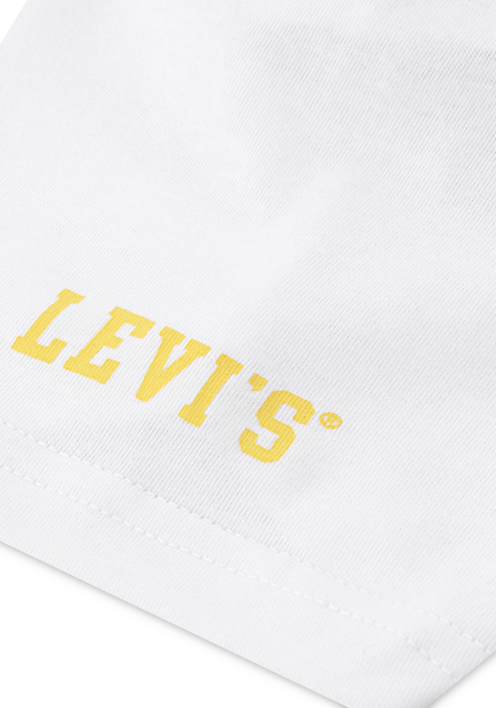 Levi's Kidswear T-shirt LVB "LS" MONOGRAM TEE met merkdruk voor jongens