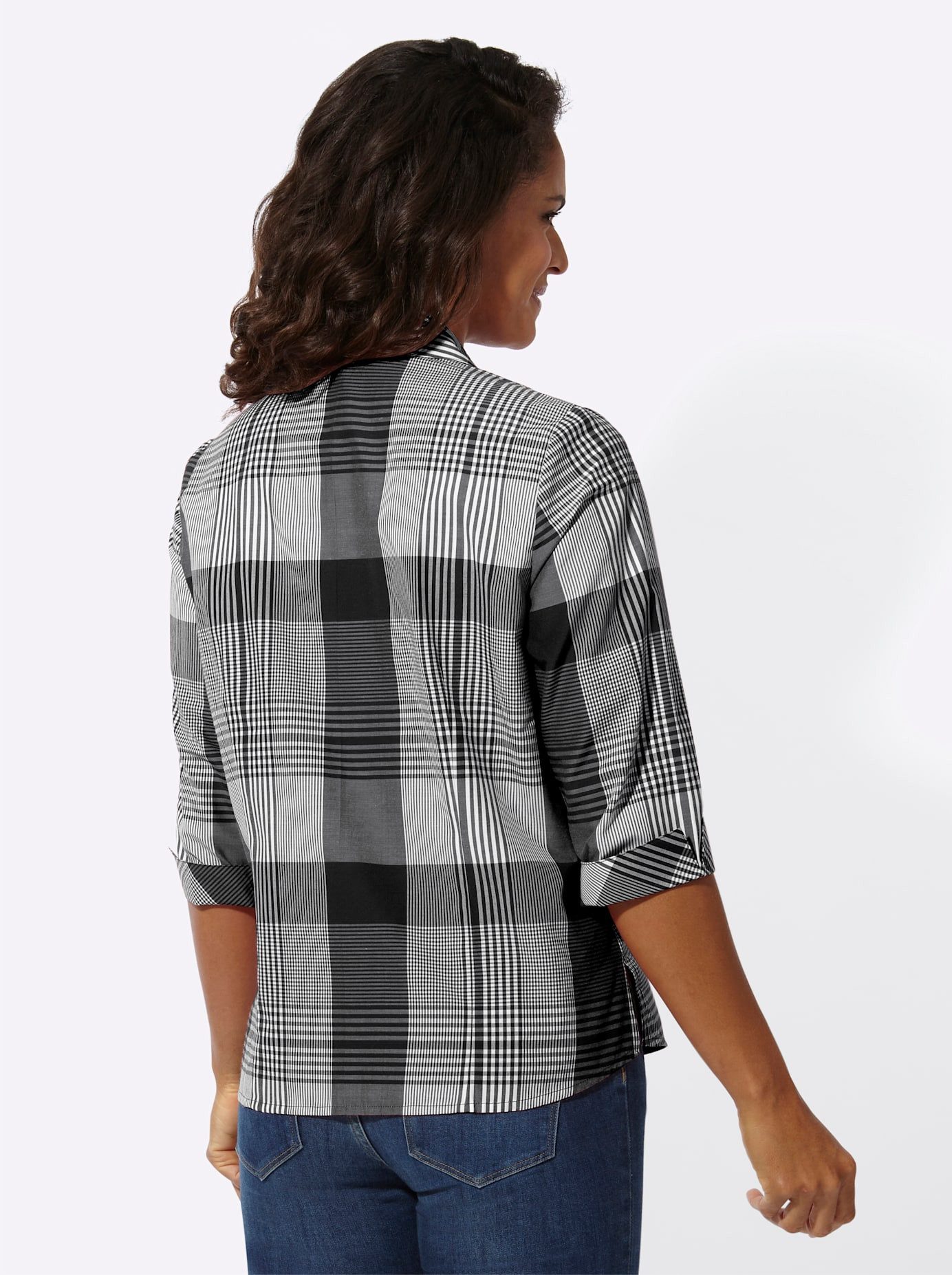 Casual Looks Geruite blouse