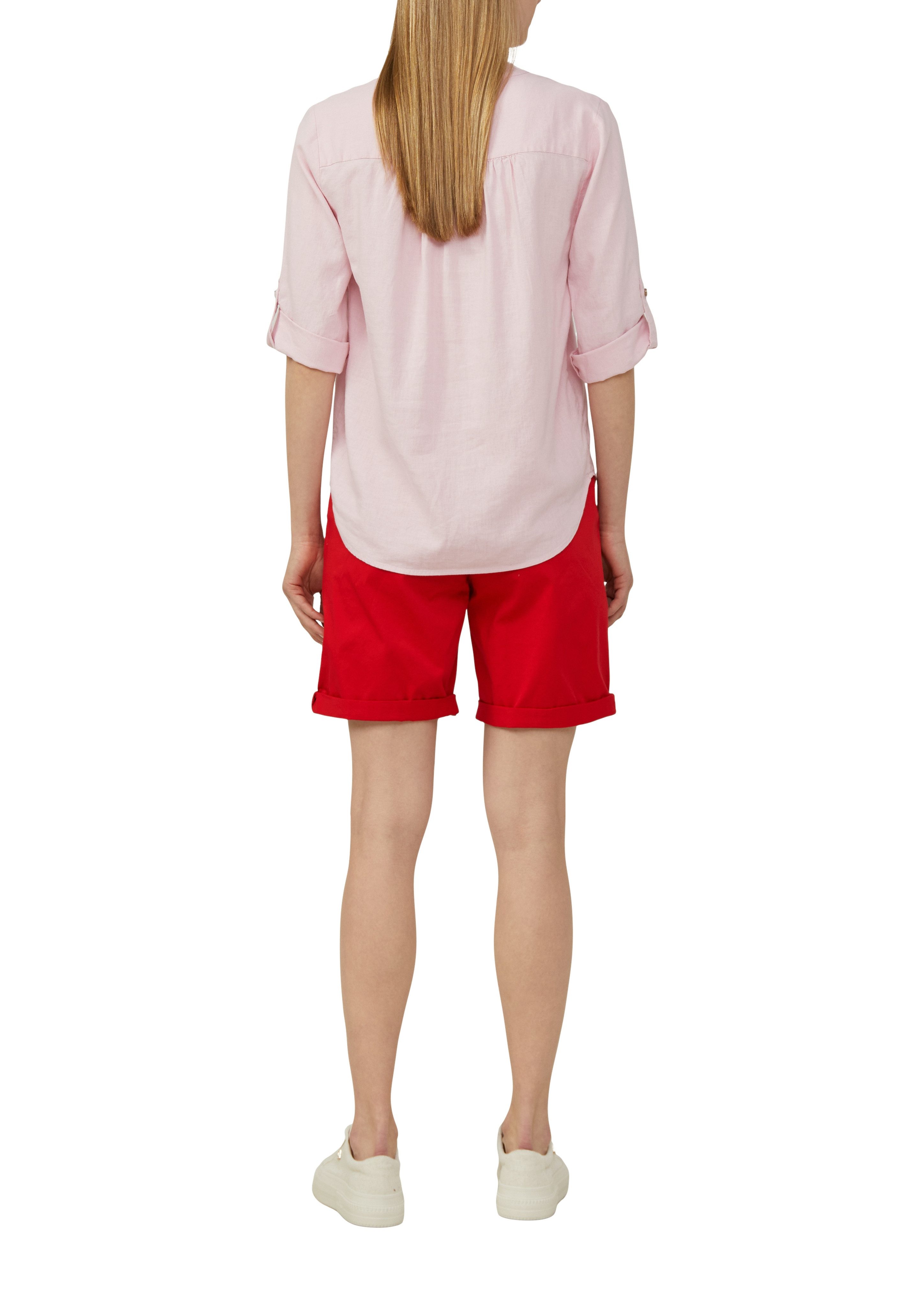 s.Oliver Klassieke blouse met turn-up