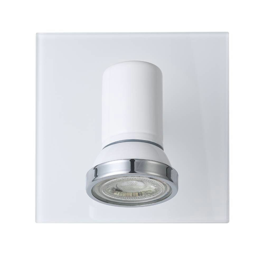 EGLO Wandlamp TAMARA wandlamp, badkamerlamp, spot, wit, chroom, GU10, IP44