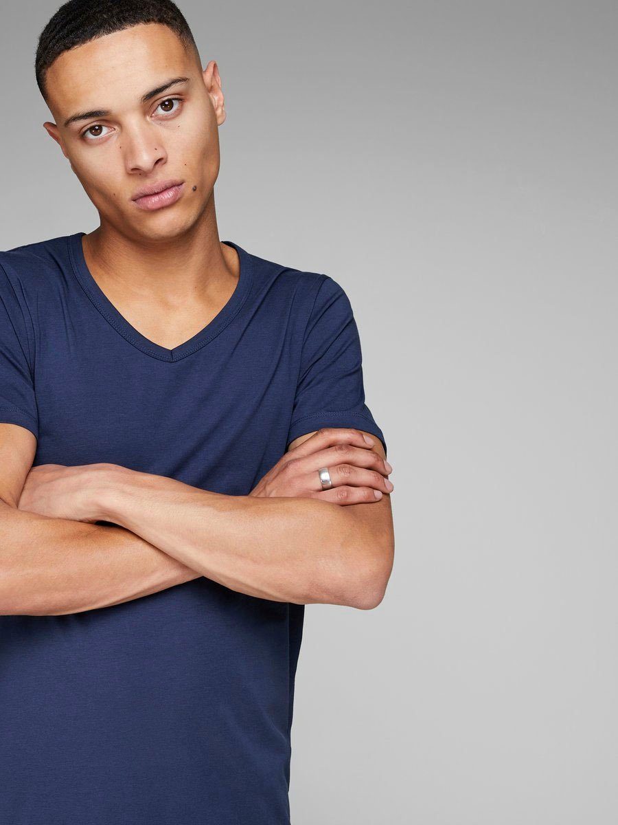 Jack & Jones T-shirt SLIM- FIT BASIC TEE V-NECK