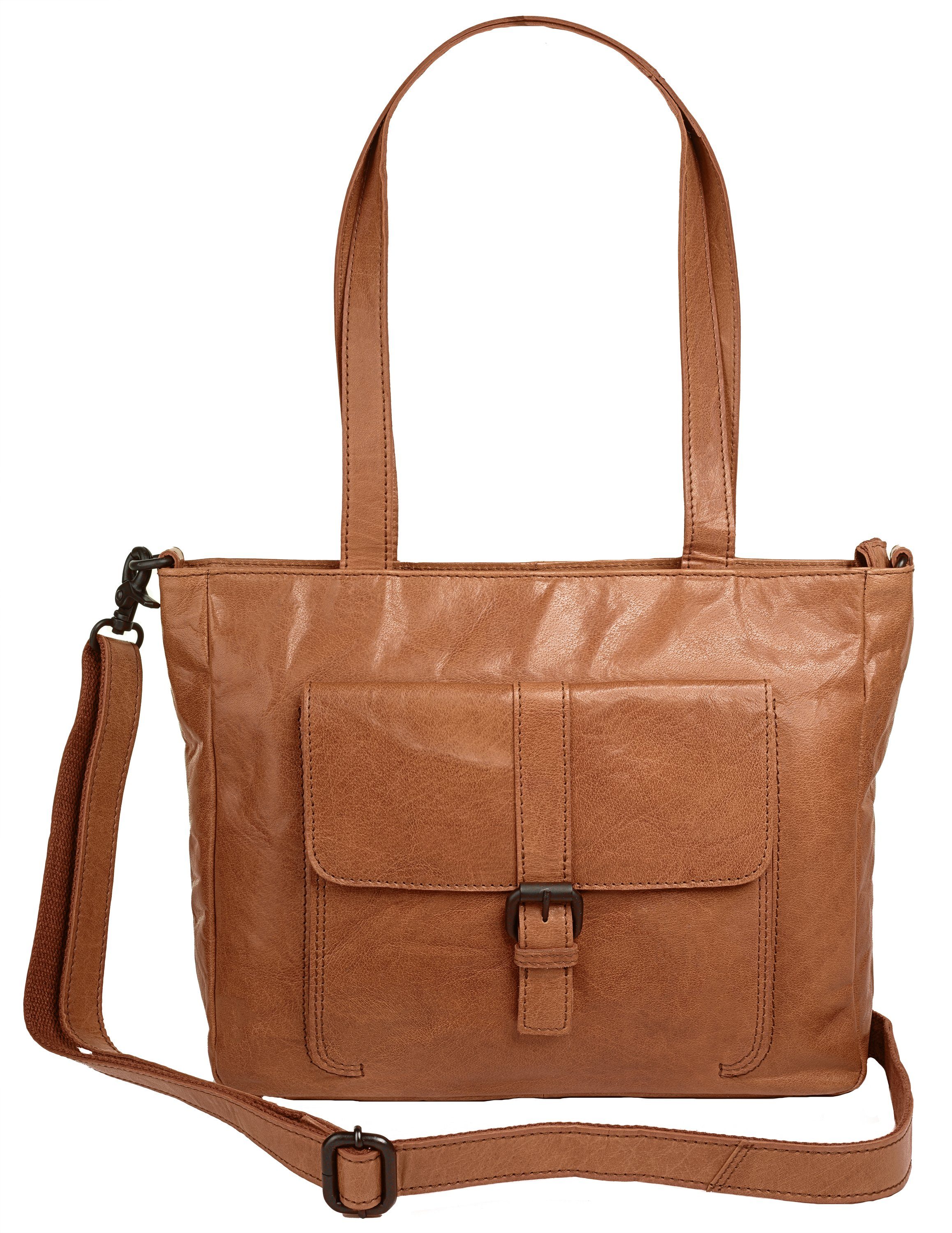 Spikes & Sparrow Shopper echt leder
