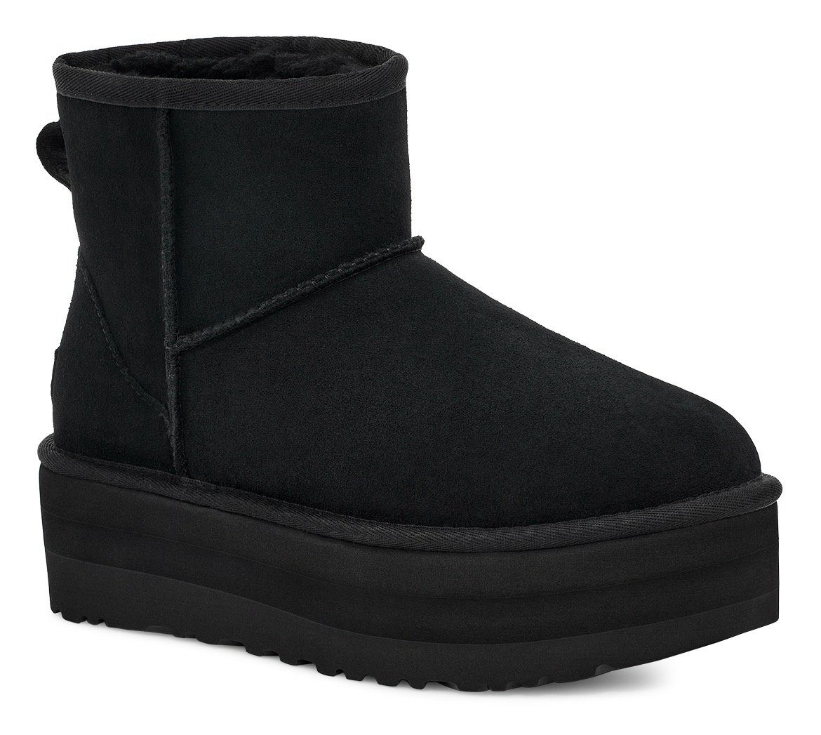 UGG Plateaulaarsjes Classic Mini Platform winterboots, plateau laarzen, instap laarzen om...