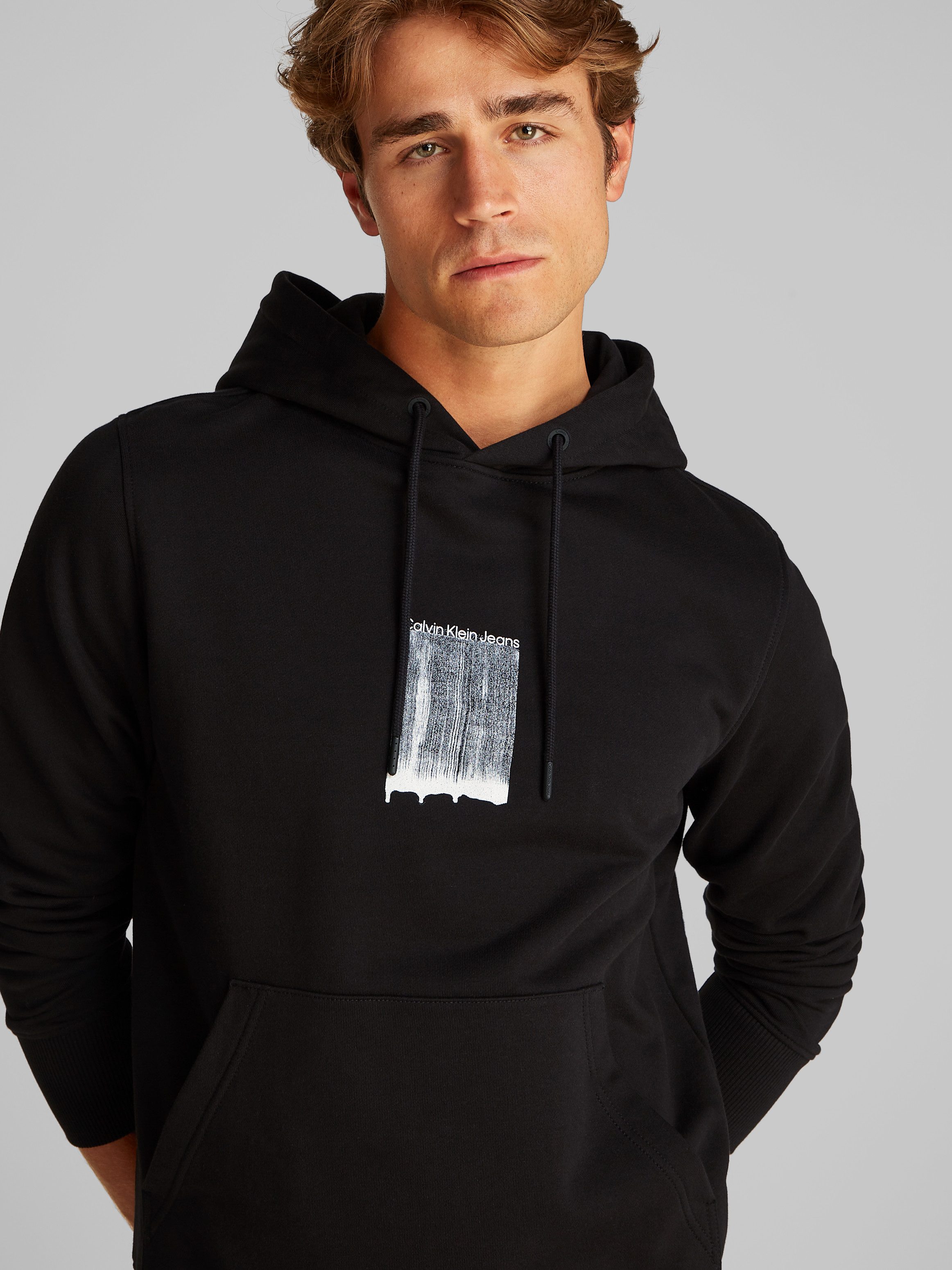Calvin Klein Hoodie BRUSH STROKE GRAPHIC HOODIE
