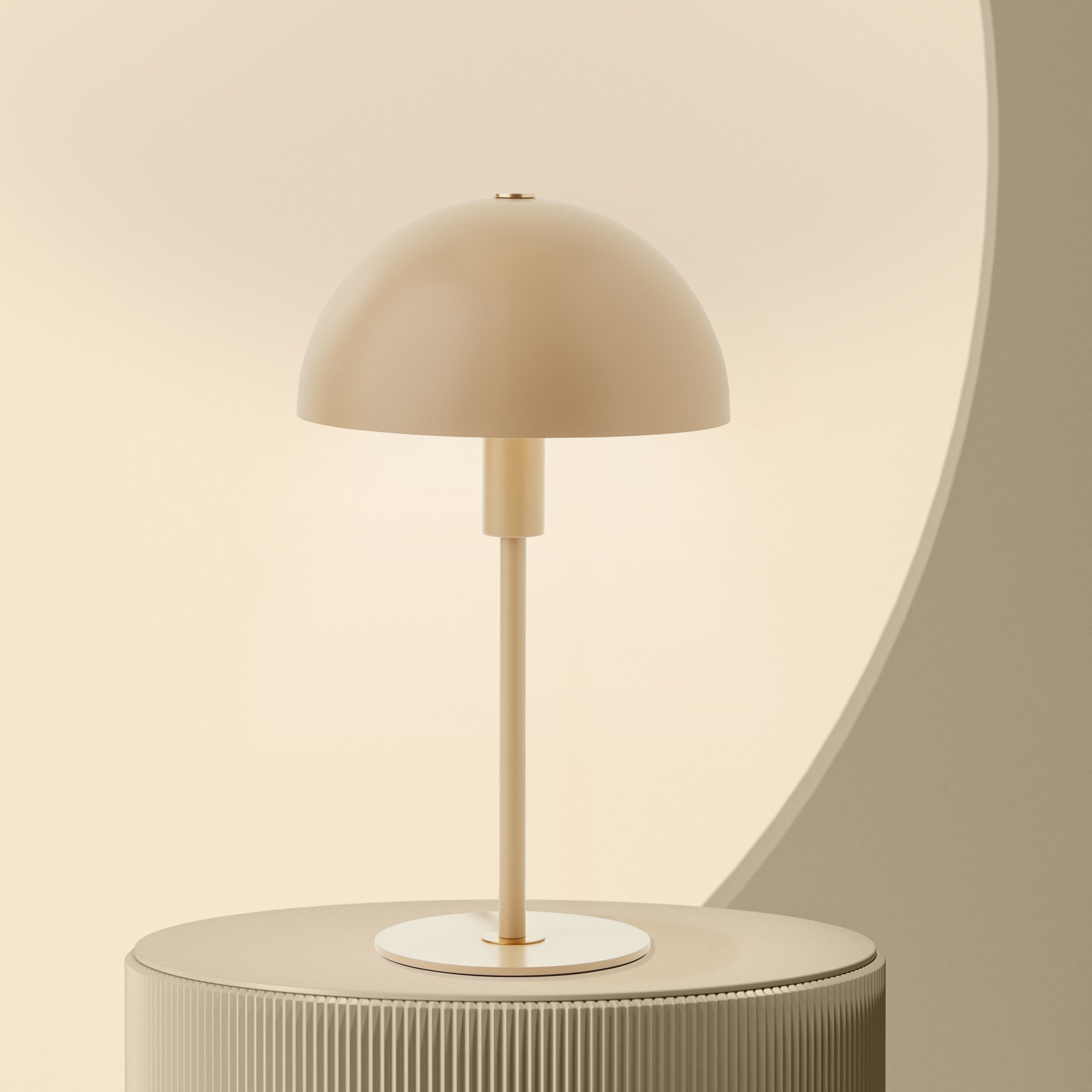 LeGer Home by Lena Gercke Tafellamp Linnea paddestoel lamp Paddenstoel lamp, tafellamp, metalen voet, hoogte 35,5 cm (1 stuk)