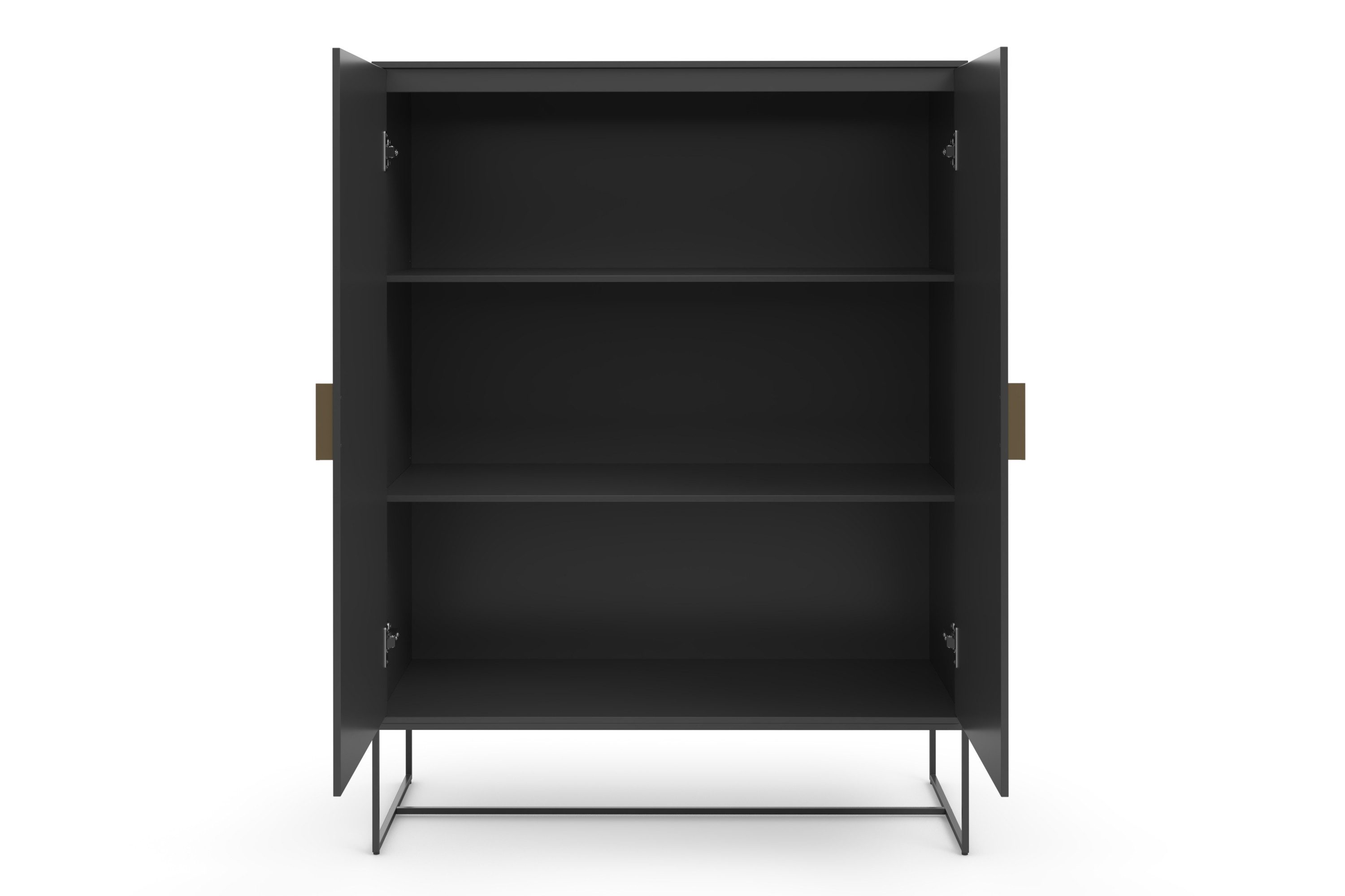 Places of Style Highboard Abito Middenkast met draaiduren en 2 planken, breedte 90 cm