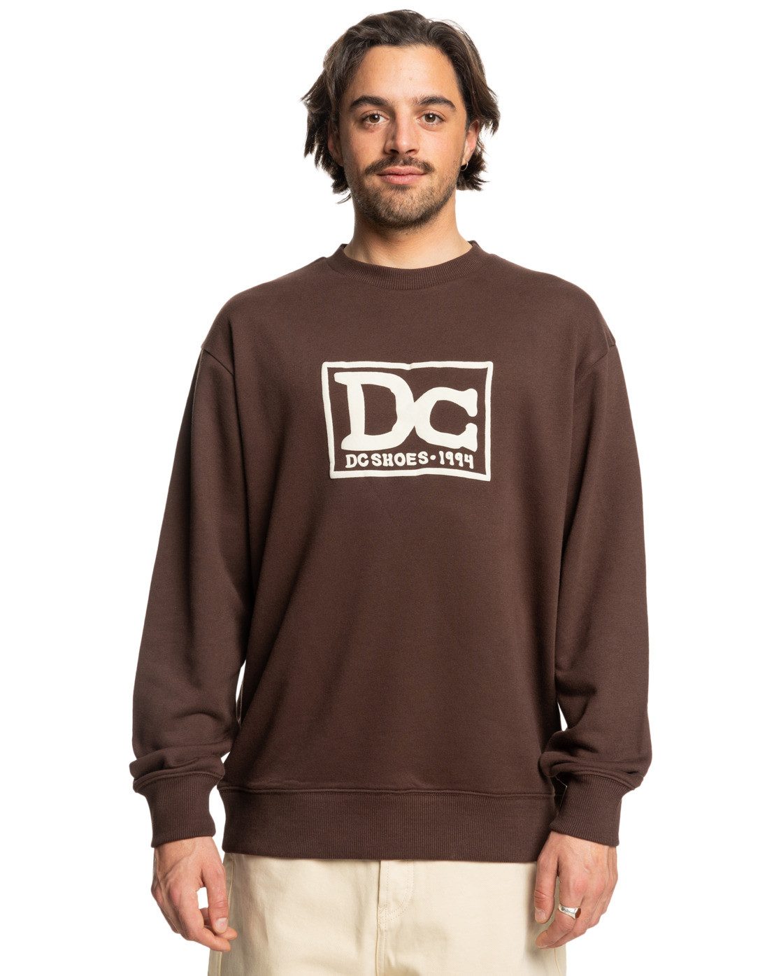 DC Shoes Sweatshirt Tribute heren sweaters maat XXL bruin