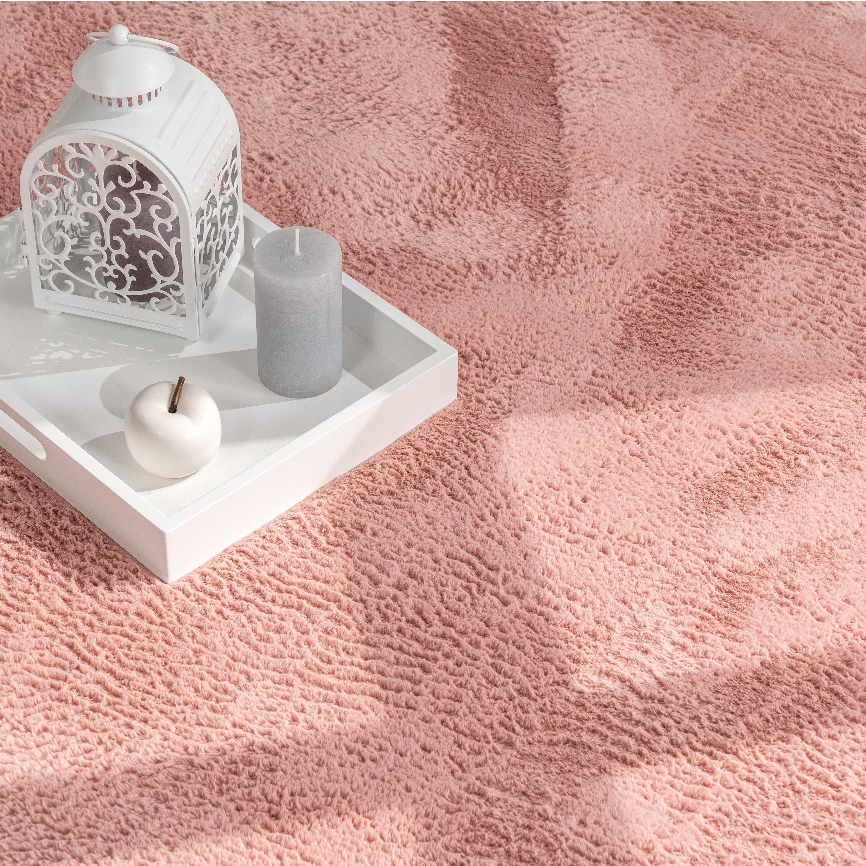 Paco Home Vachtvloerkleed Imitatiebont Soft 380 Lange pool, heerlijk zacht vloerkleed - bijzonder zacht, unikleuren