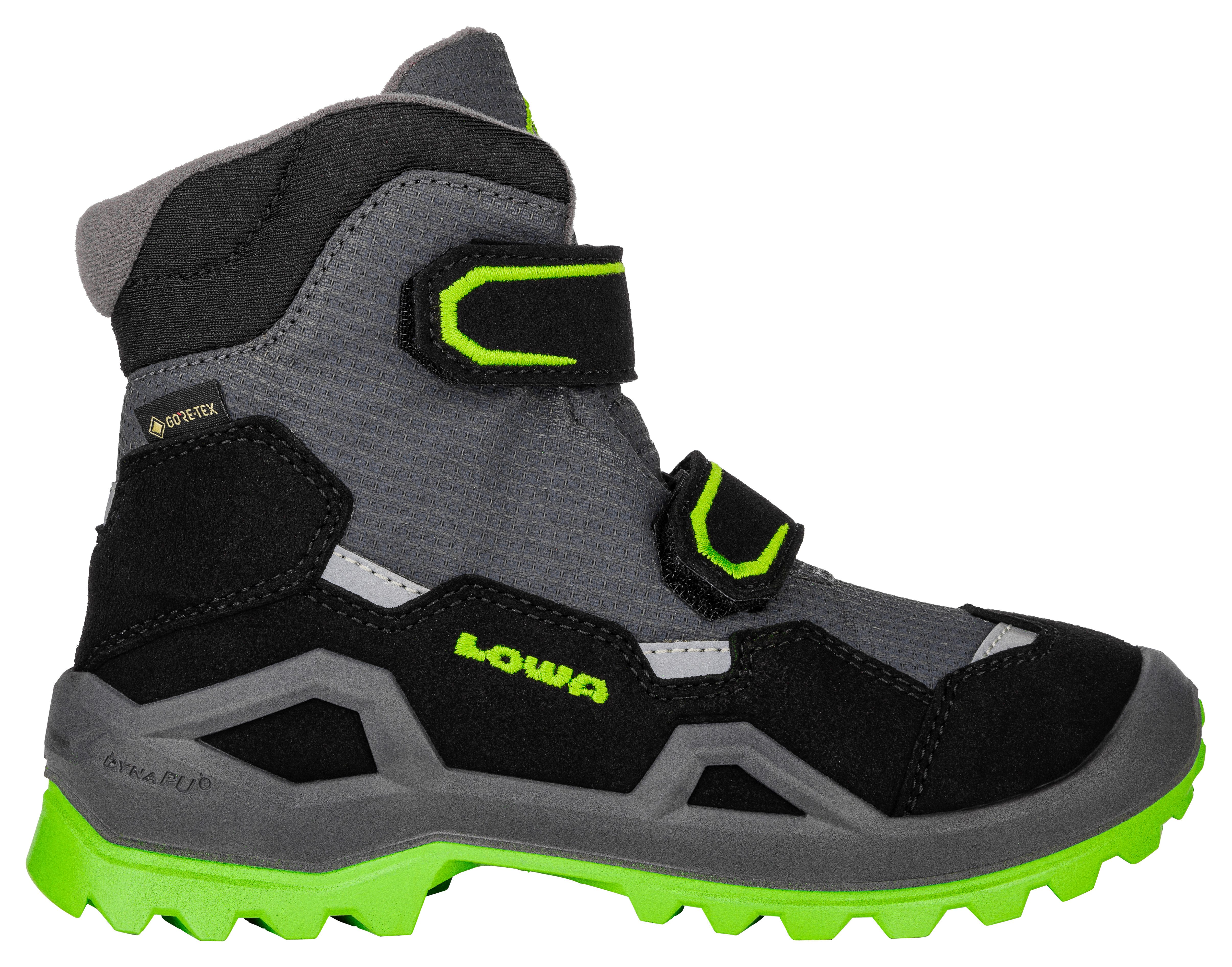Lowa Winterlaarzen MILO EVO GORE-TEX MID JR waterdicht, gevoerd, met klittenbandsluiting