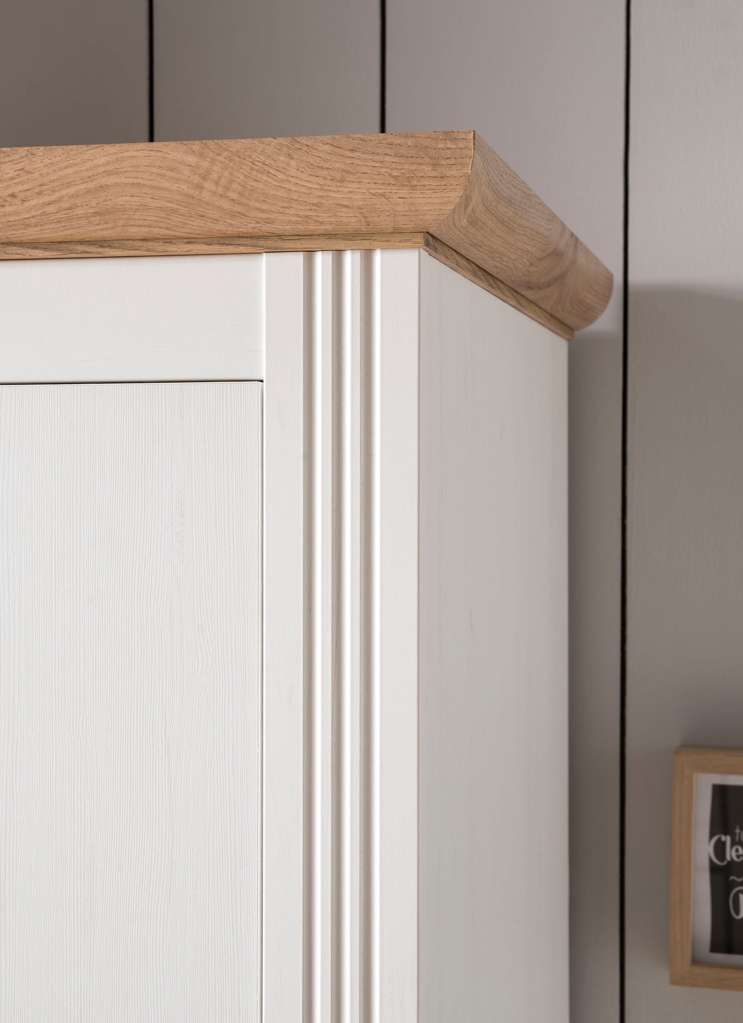 Kochstation Hoge kast KS-Westminster in romantische landelijke stijl, hoogte 202 cm, exclusief by otto