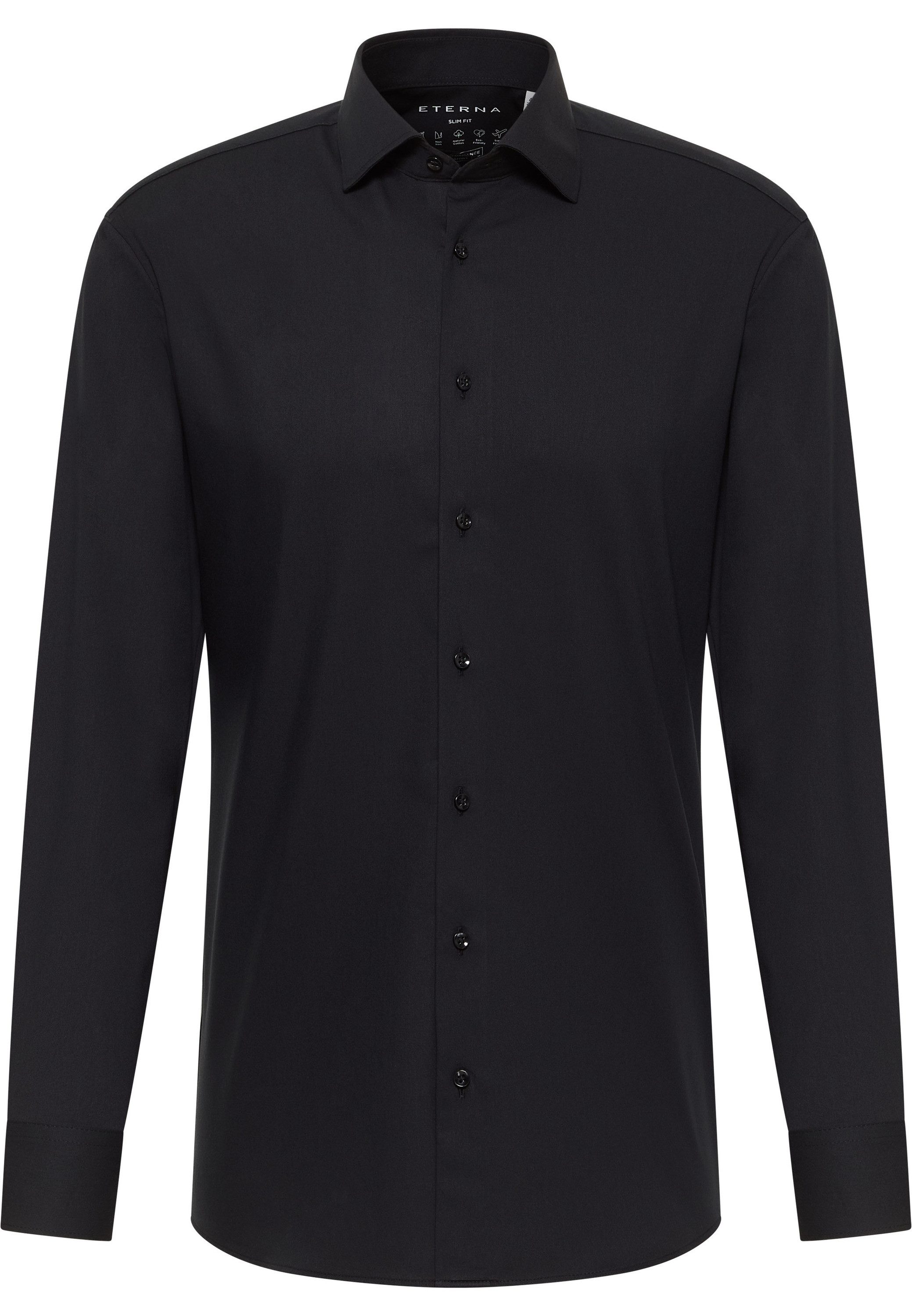 Eterna Overhemd met lange mouwen Slim fit NON IRON (strijkvrij)