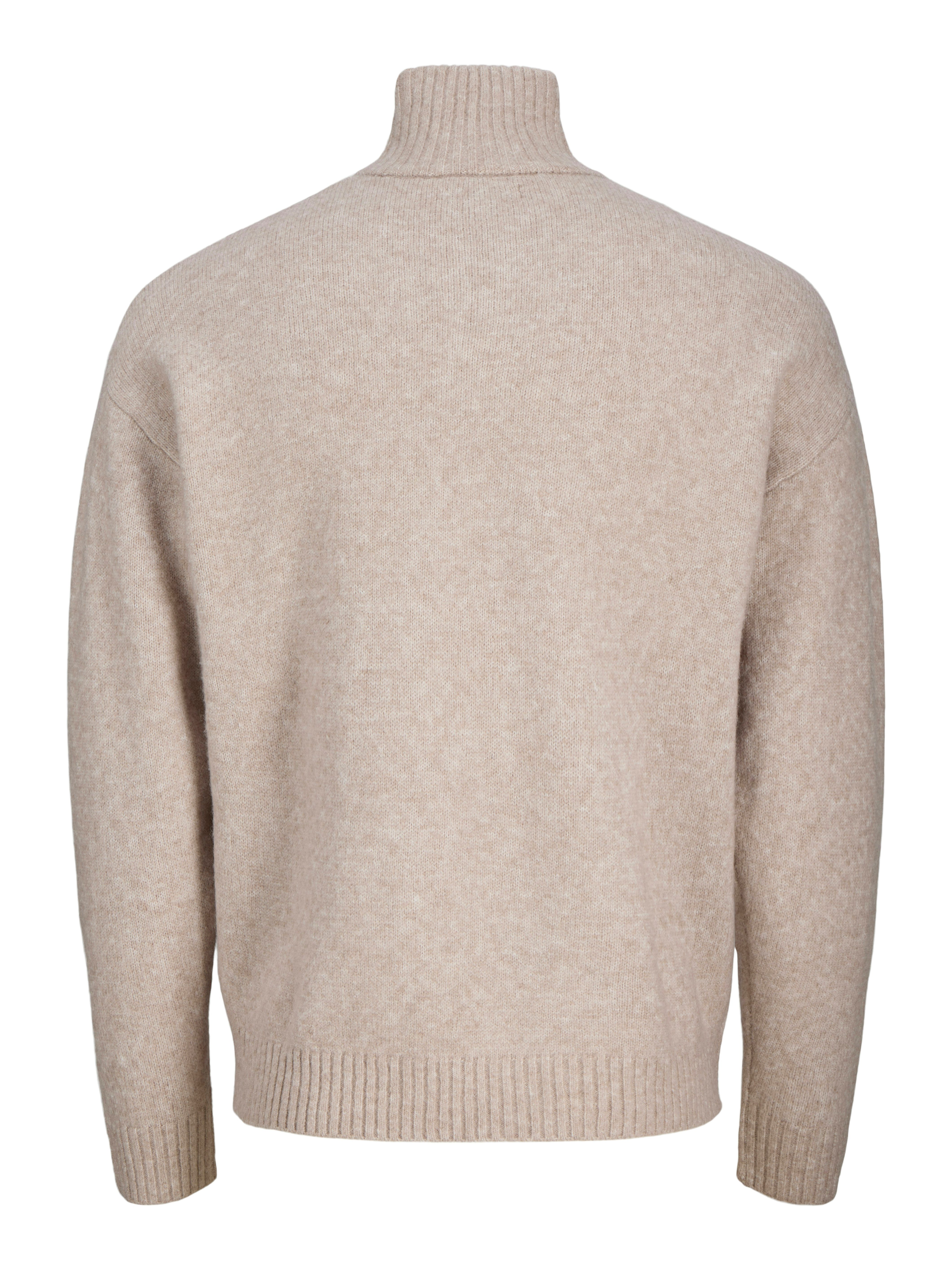 Jack & Jones Schipperstrui JJESOHO OLLIE KNIT HALF ZIP SN