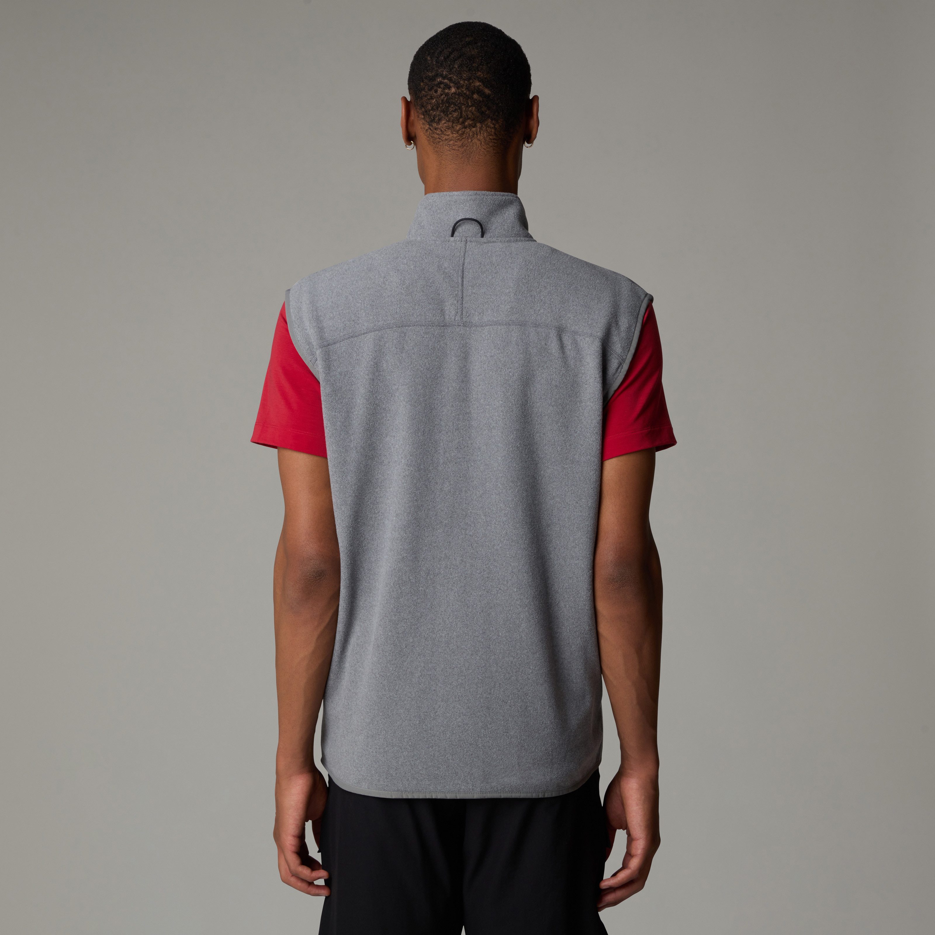 The North Face Mouwloos fleecevest 100 Glacier vest voor heren met klassieke label-borduurwerk op het sleutelbeen