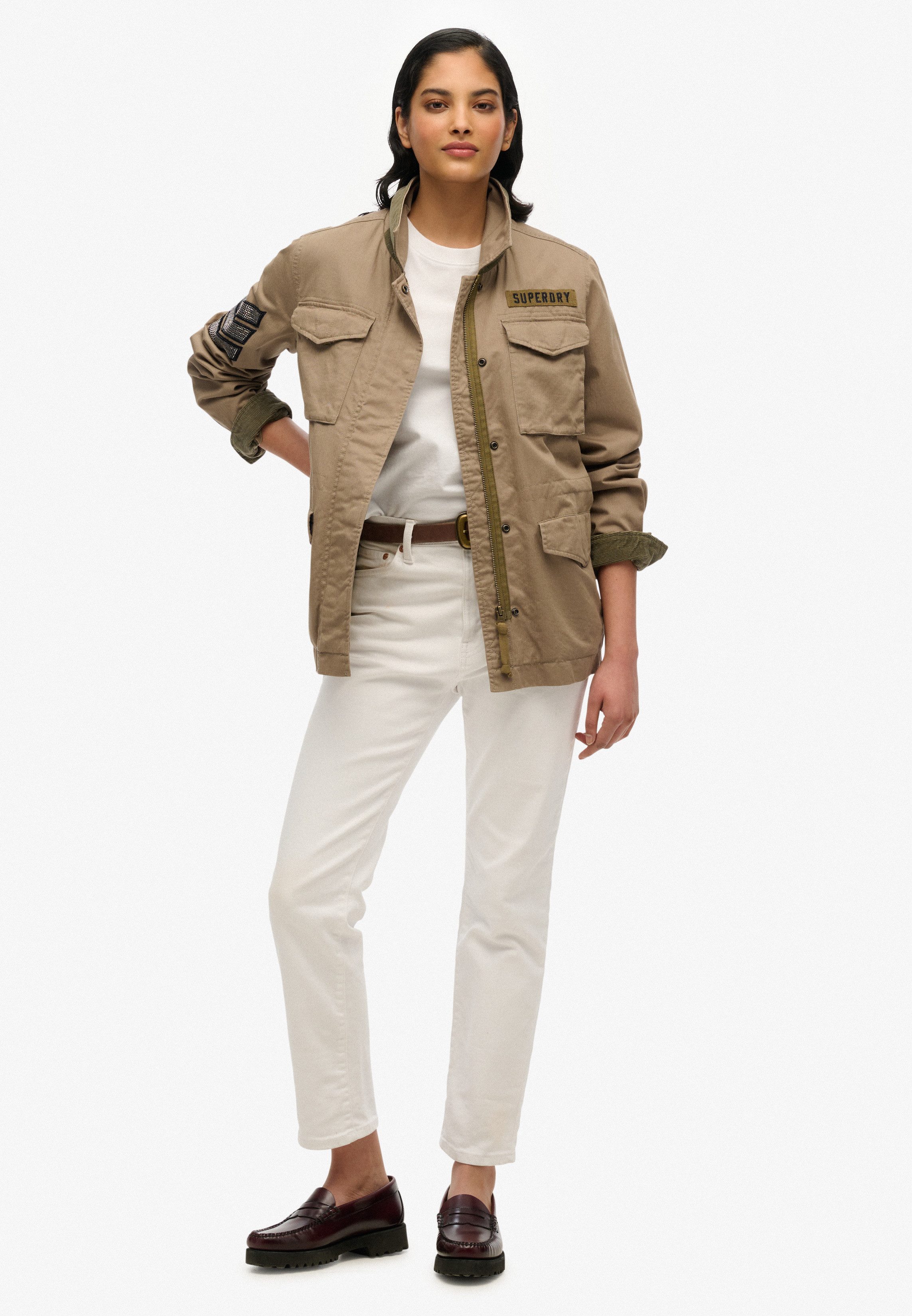Superdry Parka EMBELLISHED M65 MILITARY JKT