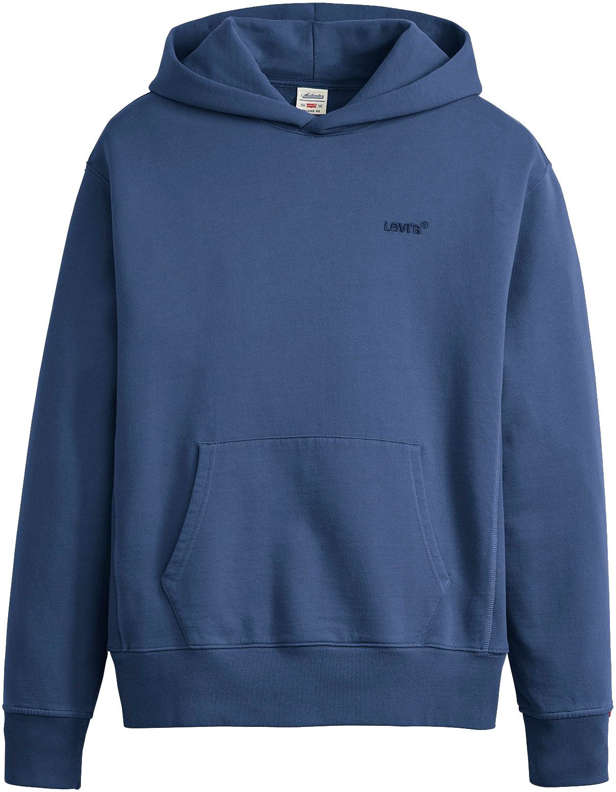 Levi's Hoodie THE AUTHENTIC HOODIE met kleine ton-sur-ton logo-borduursel op de borst
