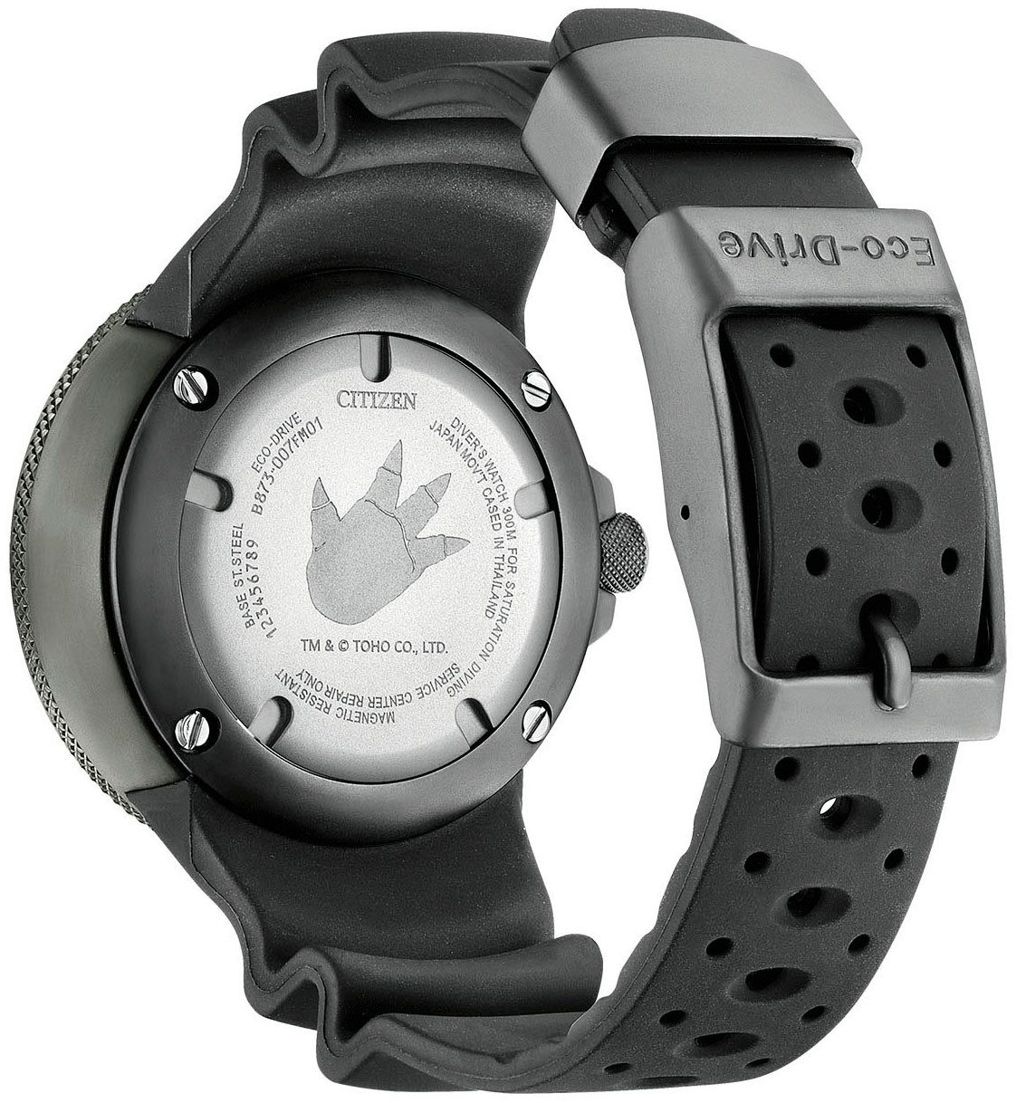 Citizen Duikhorloge Godzilla-Promaster Professional Diver 300 Horloge, herenhorloge, limited edition, solar, tot 30 bar waterdicht