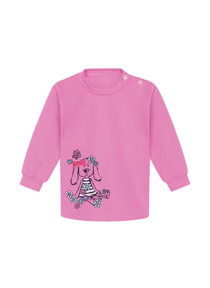 Trigema Sweatshirt langarmshirt met schattige konijnen print