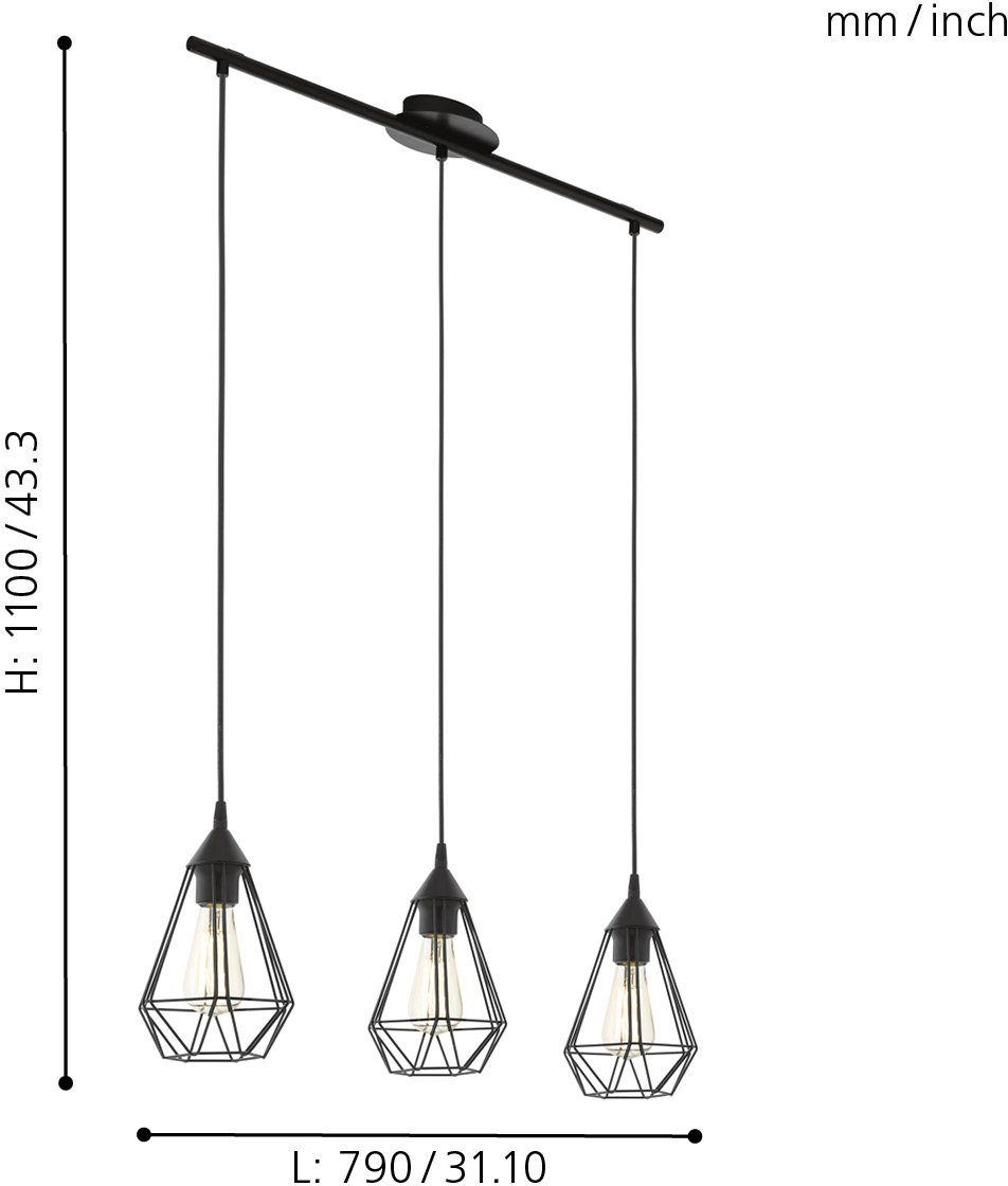 EGLO Hanglamp TARBES Hanglicht, hanglamp