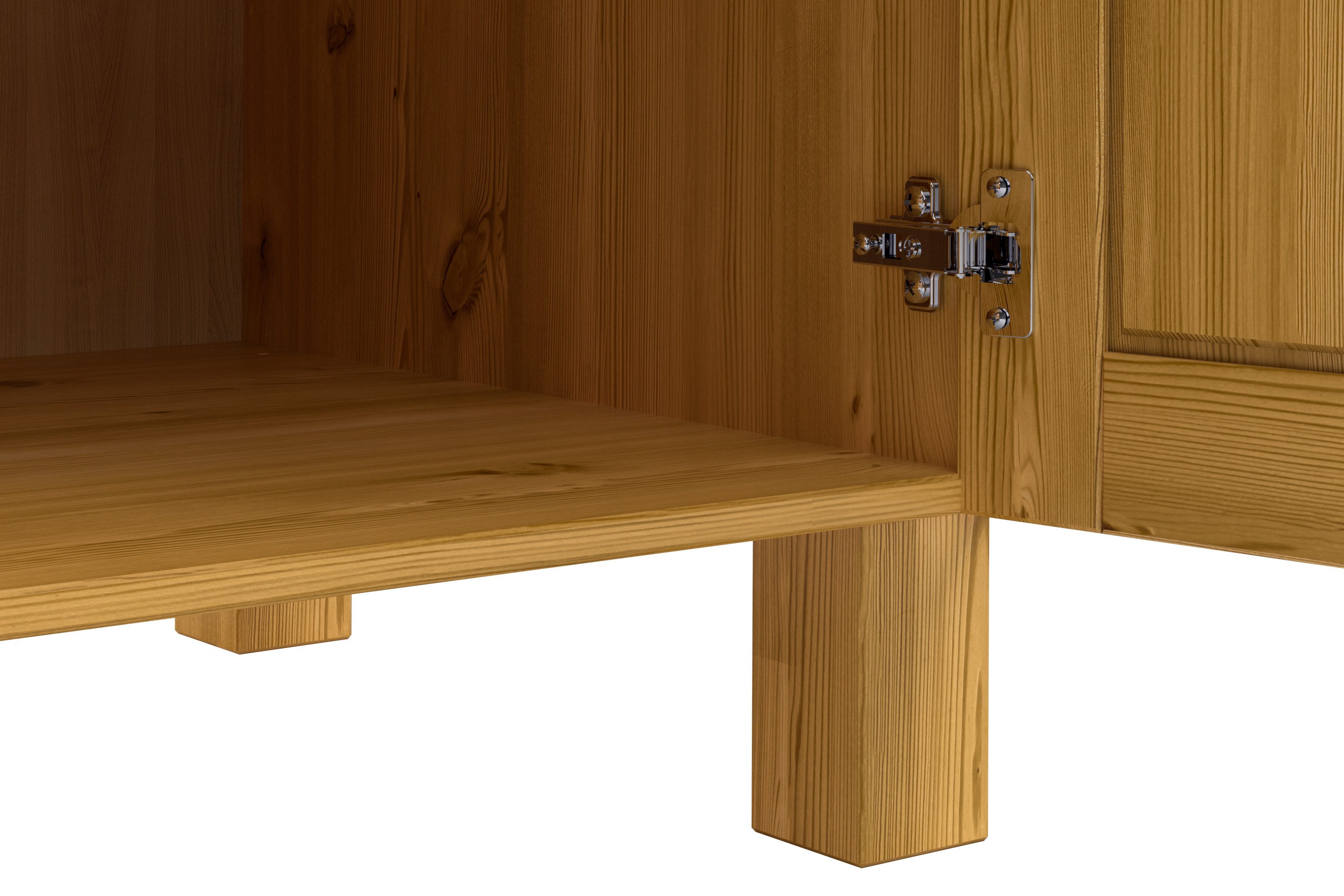 Home affaire Onderkast Alby2 , met metalen handgrepen, breedte 100 cm