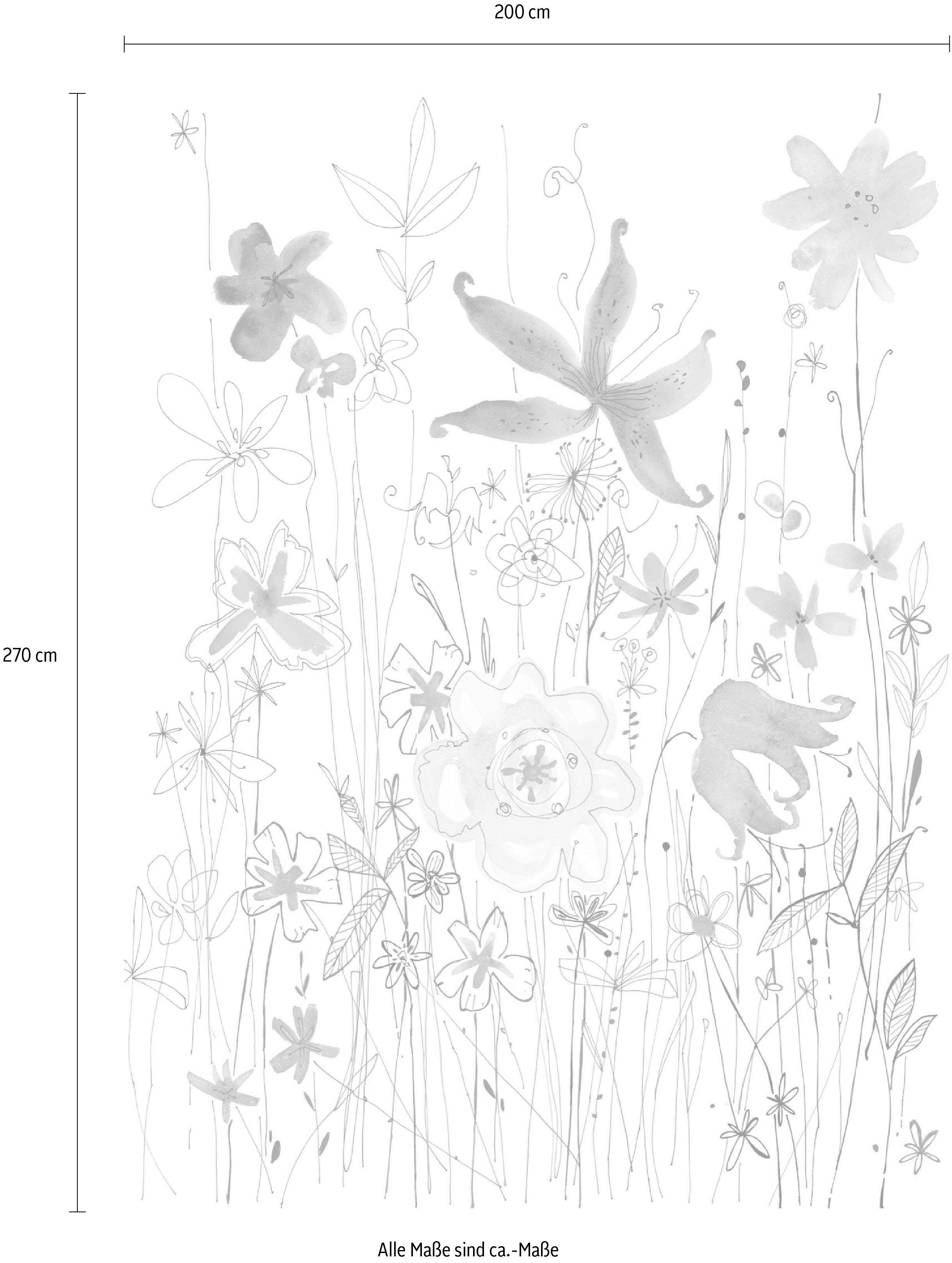 Komar Vliesbehang Digitale print vlies - Joli - Afmeting 200 x 270 cm