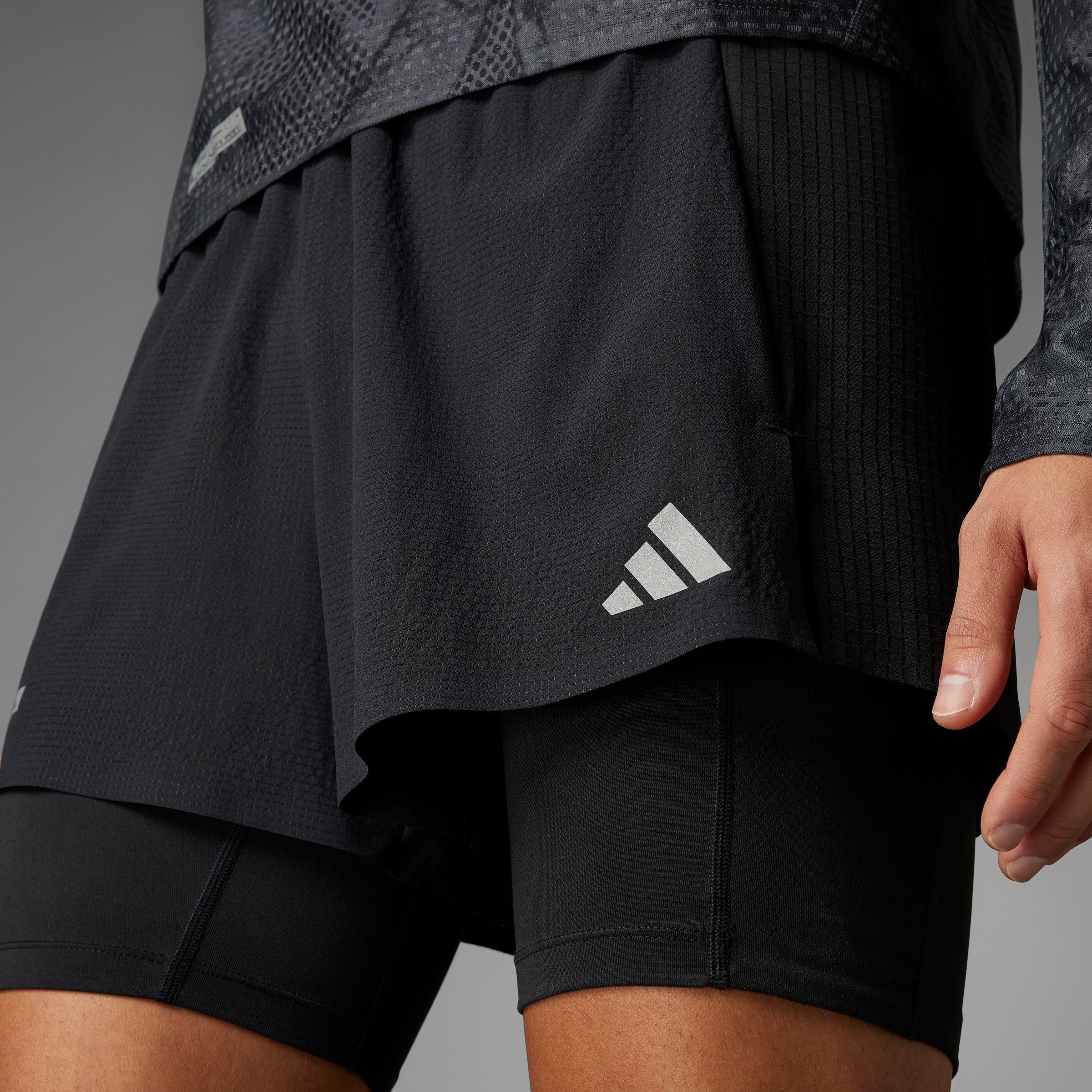 adidas Performance Runningshort ULT 2IN1 S (1-delig)