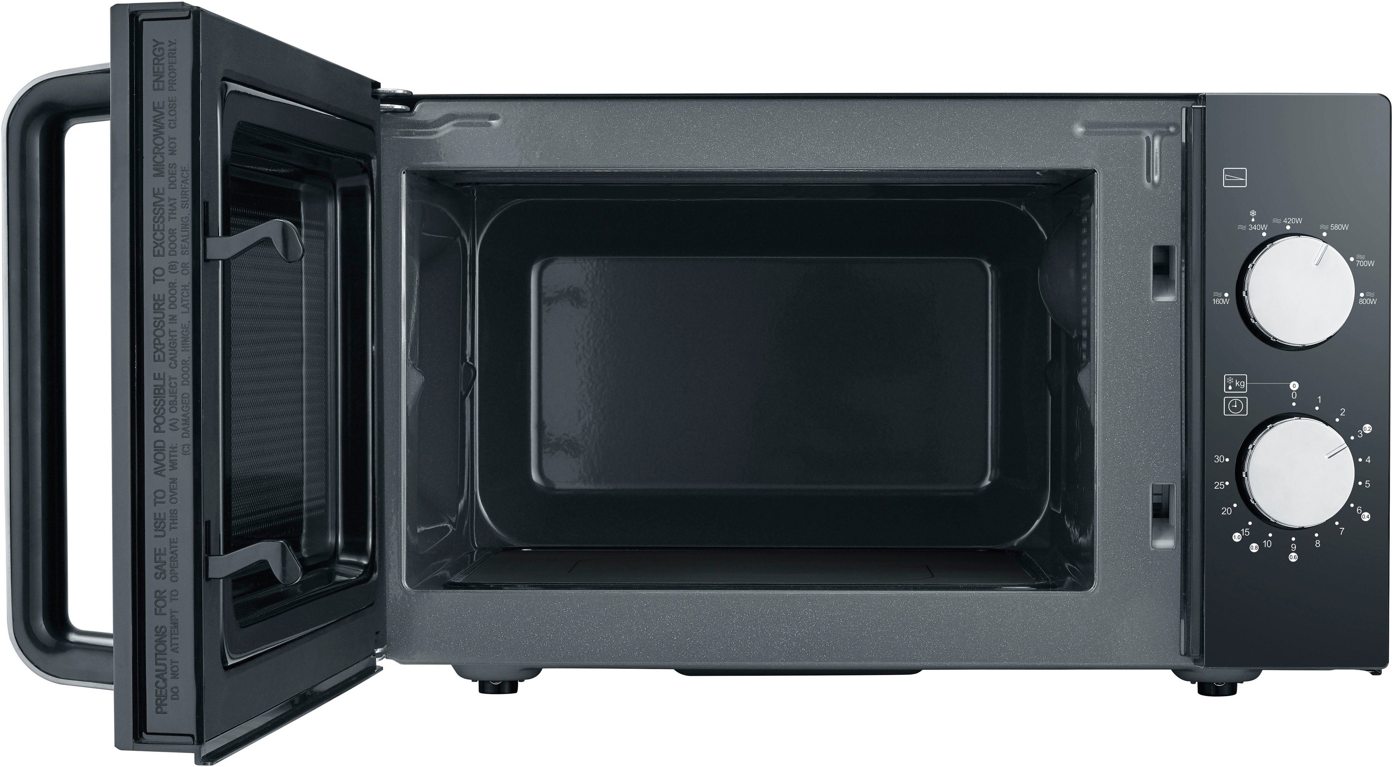 Severin Magnetron MW 7761 XXL-gebruikoppervlak dankzij glazen bodem