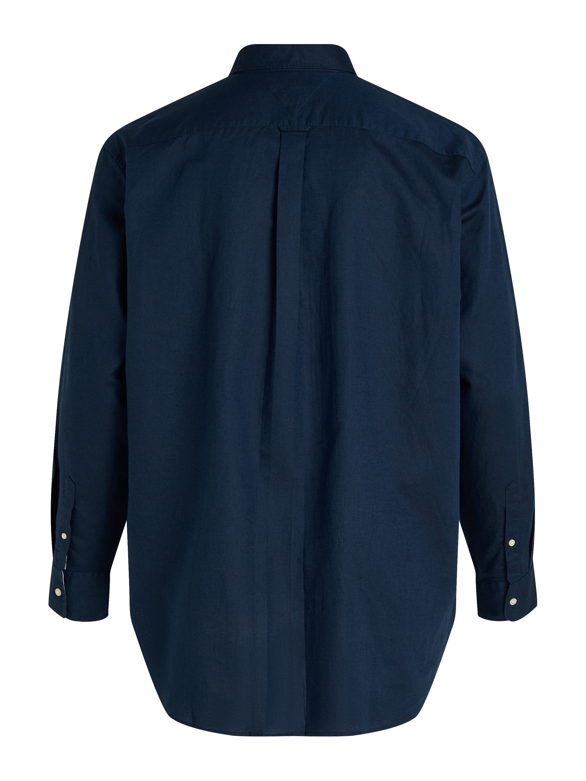 Tommy Hilfiger Overhemd met lange mouwen BT-LINEN BLEND SOLID